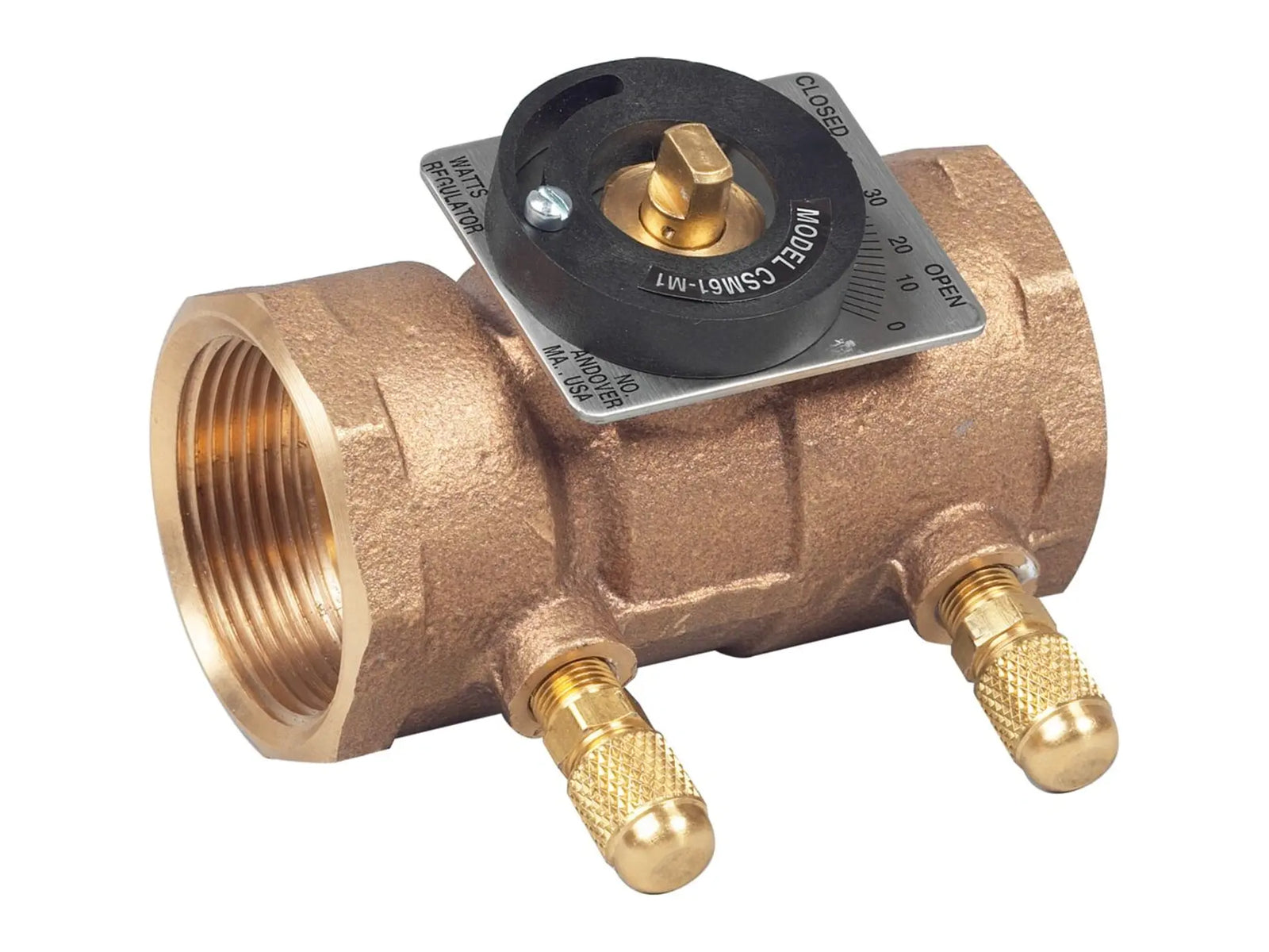 Watts 0856744, 1.5" NPT Flow Measure Valve CSM61M1-T