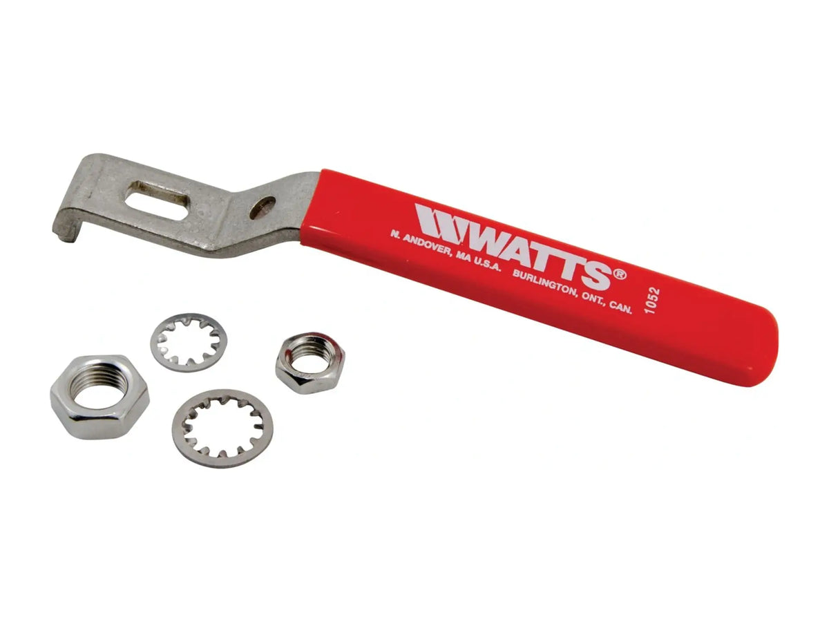 Watts 0887395, Stainless Steel Lever Handle Kit, Fits 1 to 2" Ball Valve