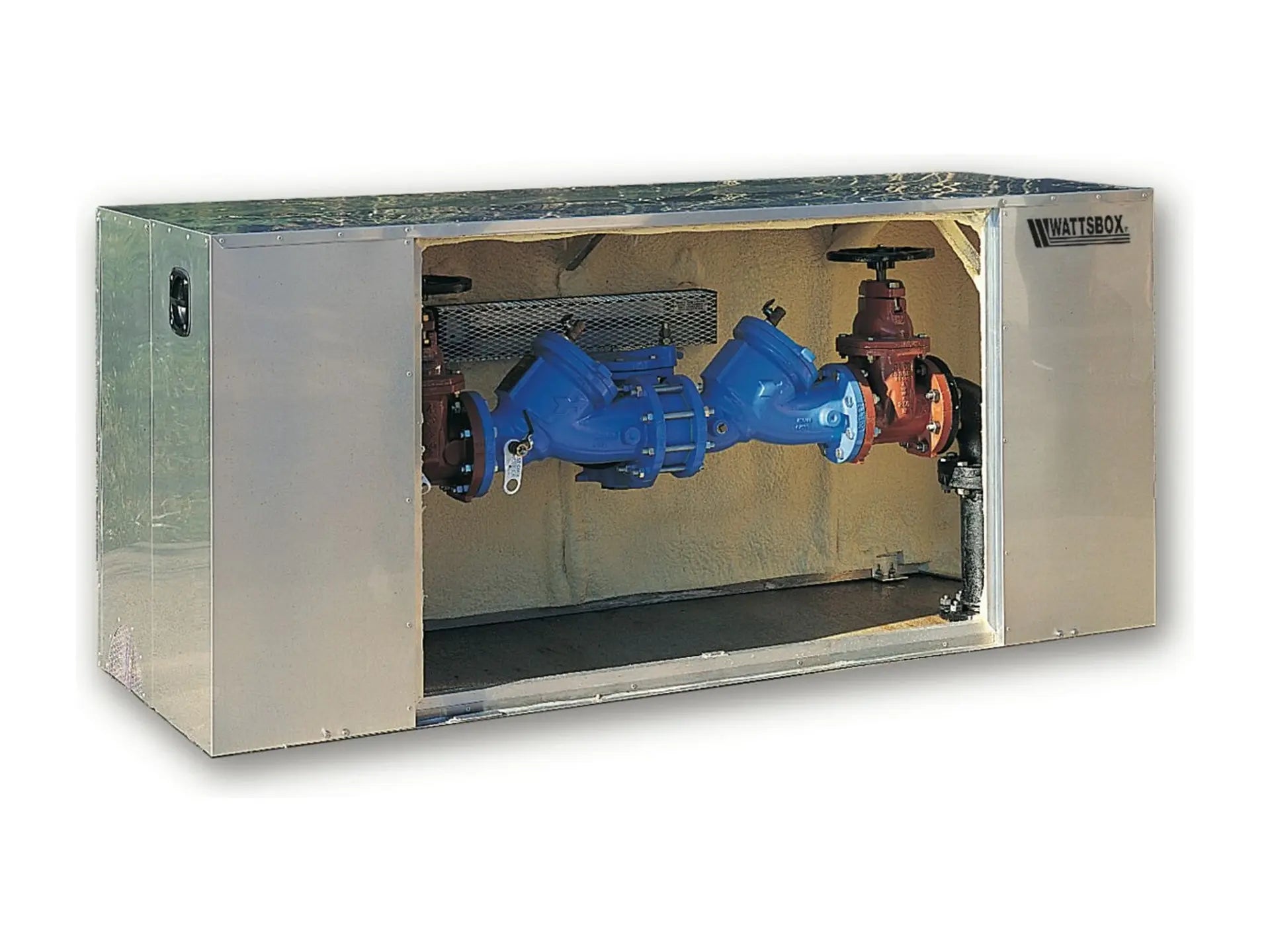 Watts 0889332, 33" X 21" X 25" Fiberglass Protective Insulated Backflow Enclosure, No Heat