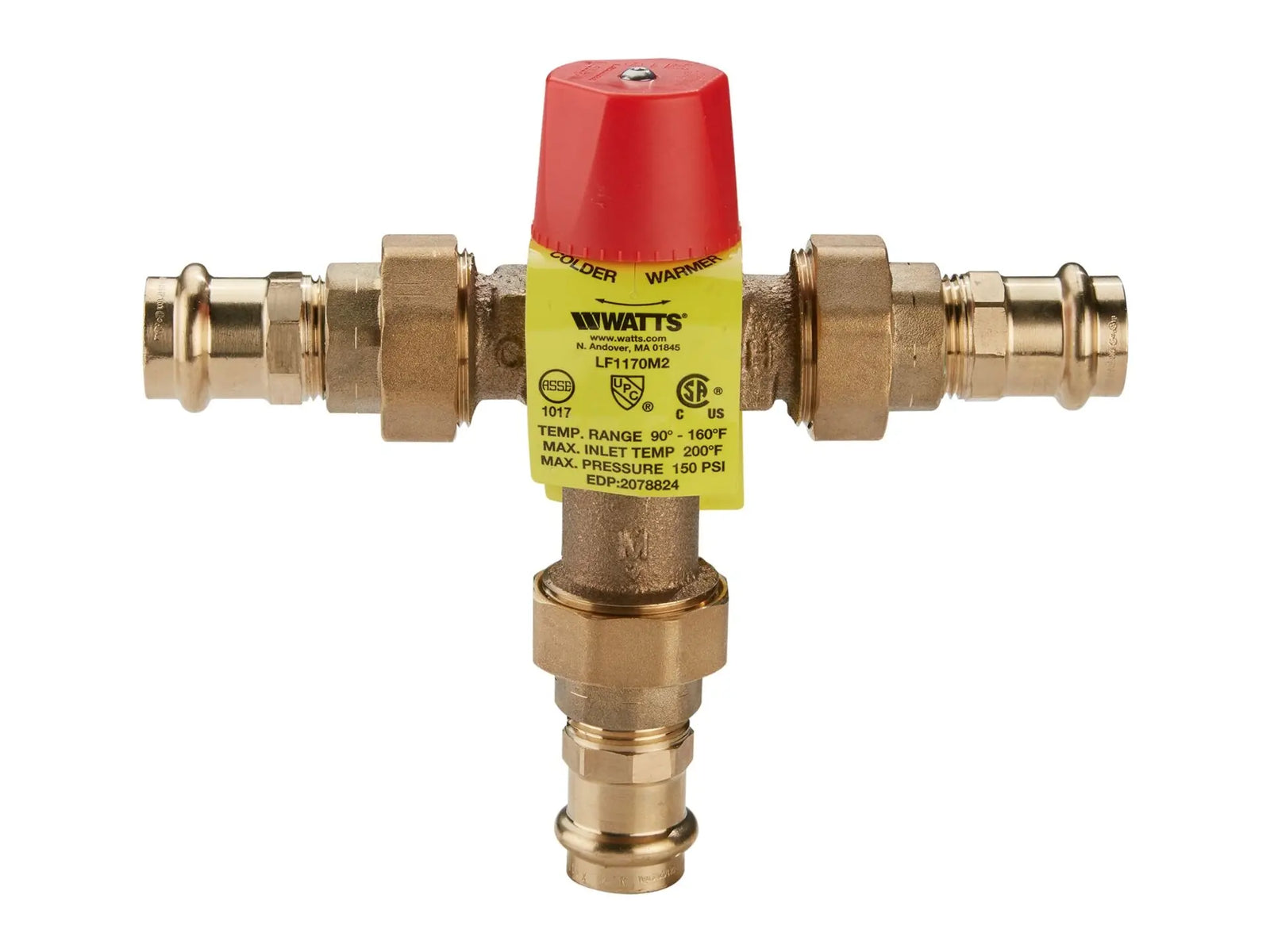 Watts 6550788, 1/2 LF1170M2-UT with Pressure