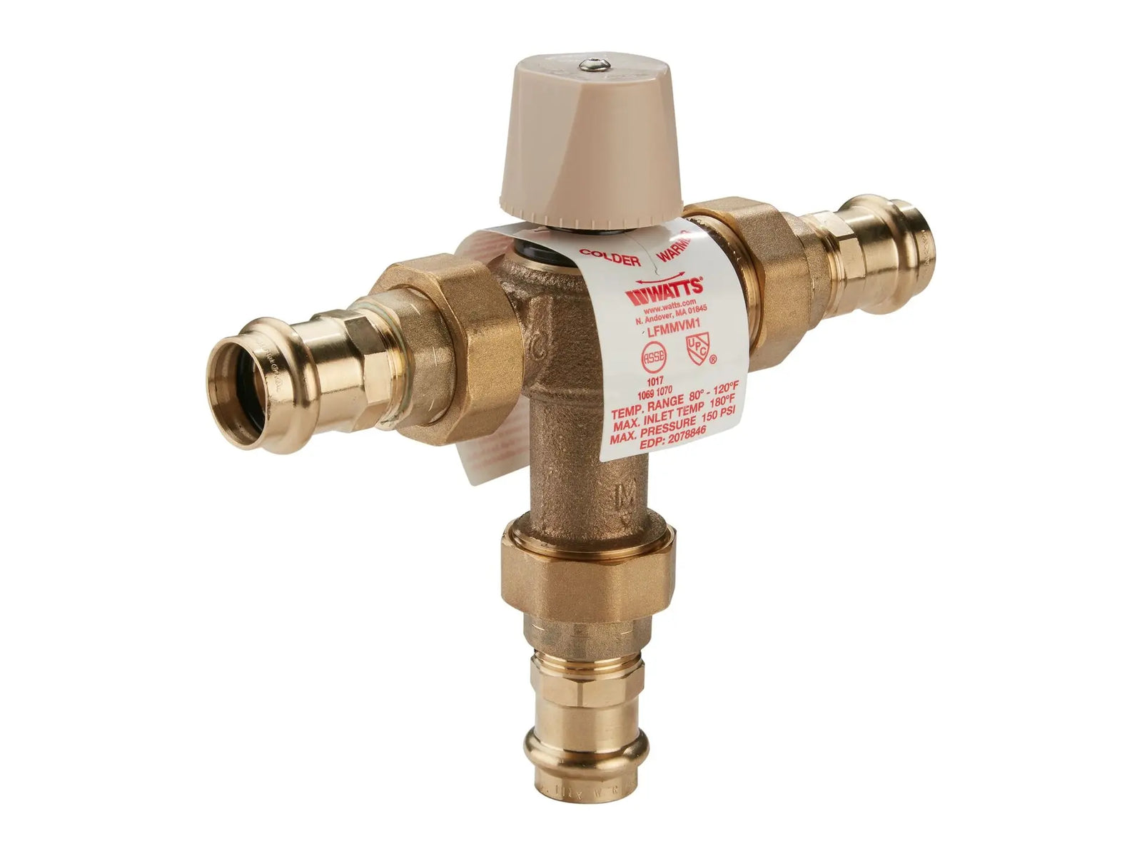 Watts 6550792, 3/4 LFMMVM1-UT with Pressure