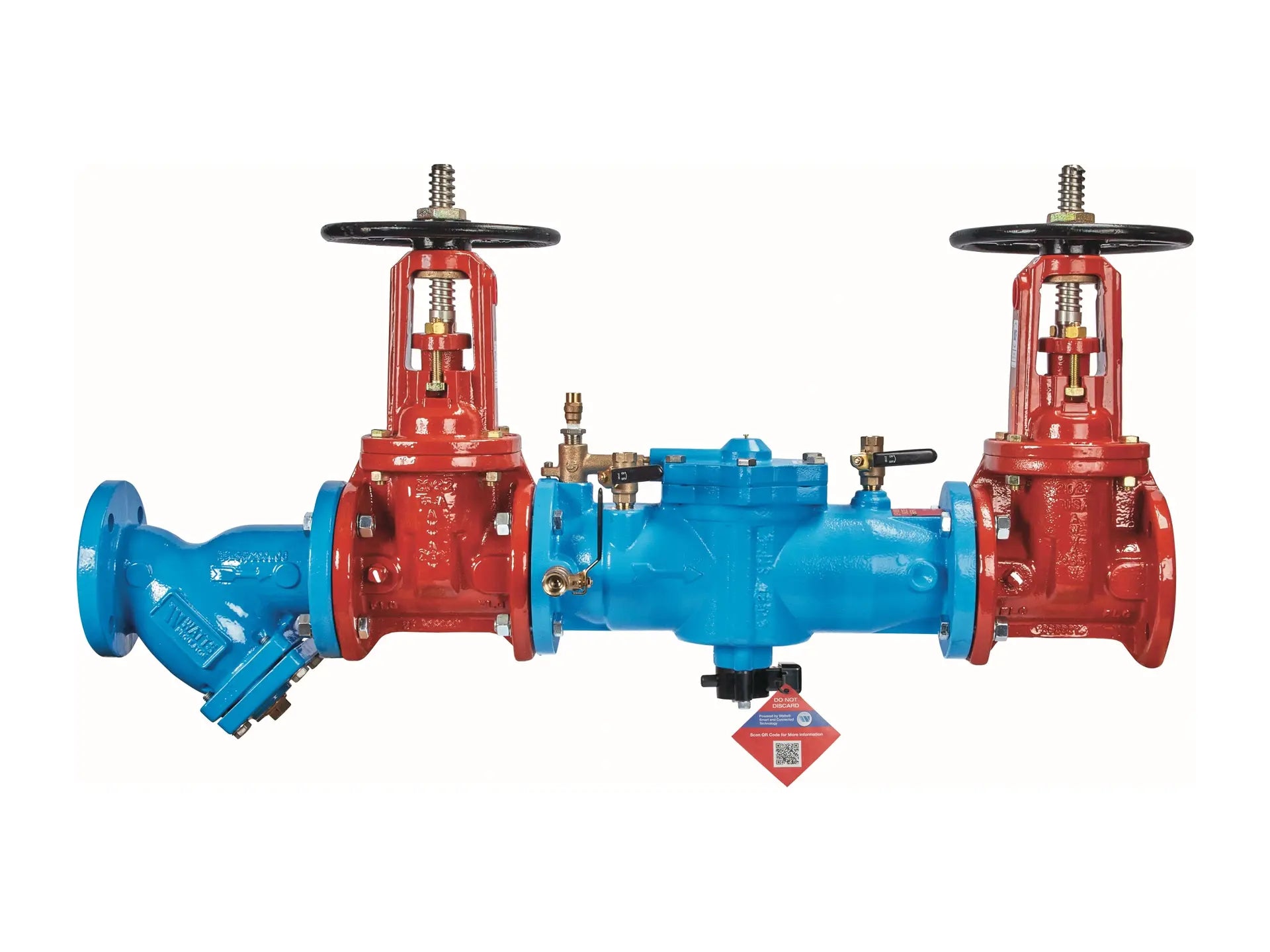 Watts F122647, 2-1/2 LF009-OSY-S-FDA  Cast Iron Reduced Pressure Zone Backflow Preventer Assembly