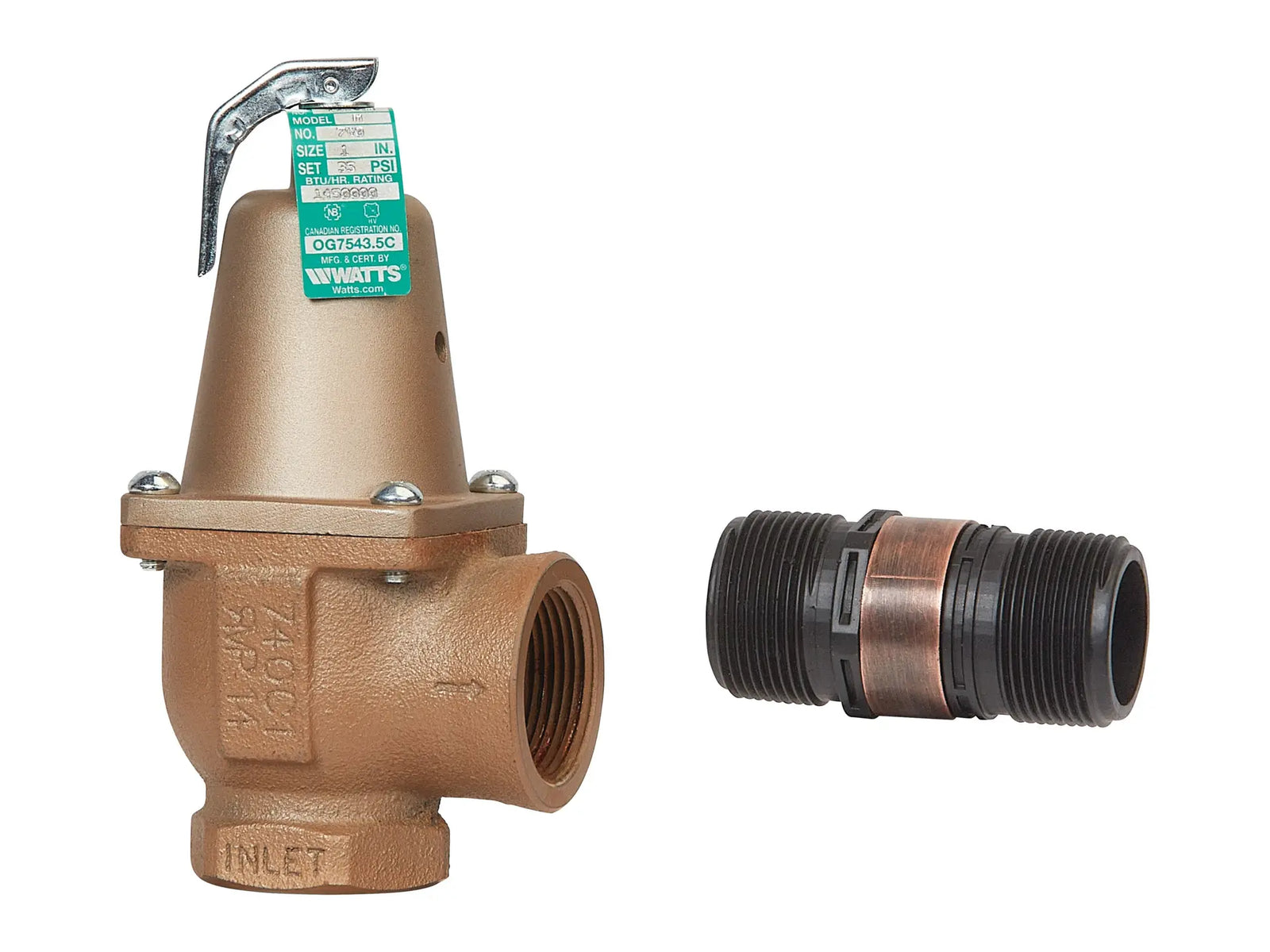 Watts F382570, 740-1-30# 1,300,000 Relief Valve