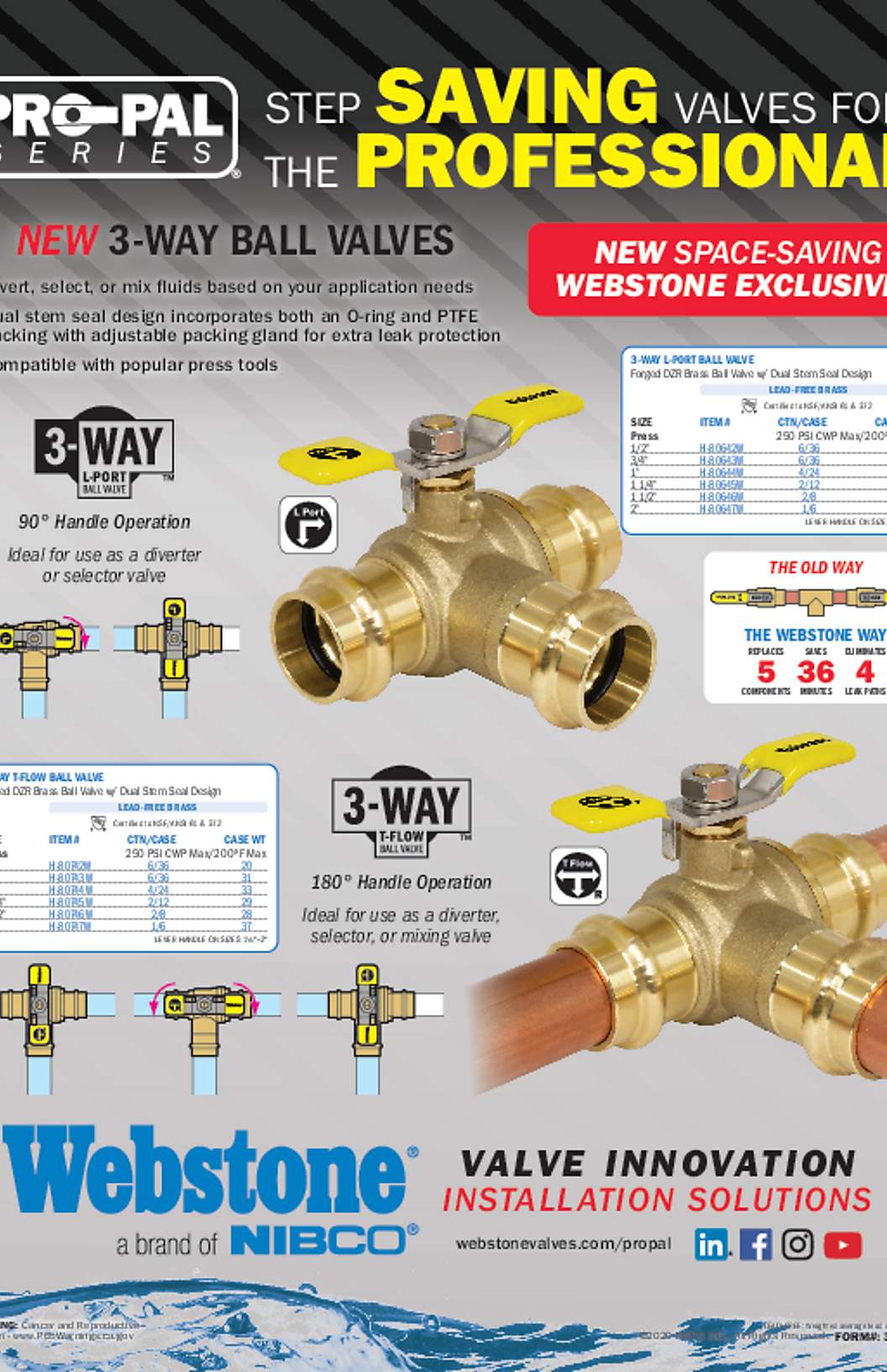Webstone 3-Way Valves Brochure