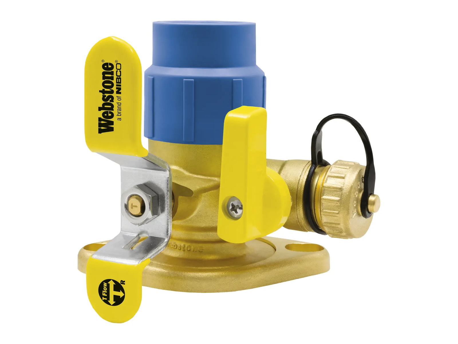 Webstone RCT-10141W 1-1/2" x 1-1/2" Female PP-RCT Metric Socket x Rotating Flange Isolator PP-RCT H-101416WHV