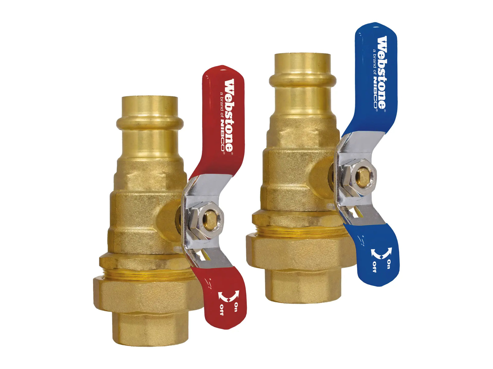 Webstone PEX-X042W-RB 3/4" x 3/4" FIP Union x F1807 PEX EXP Union Ball H-10423W-RB