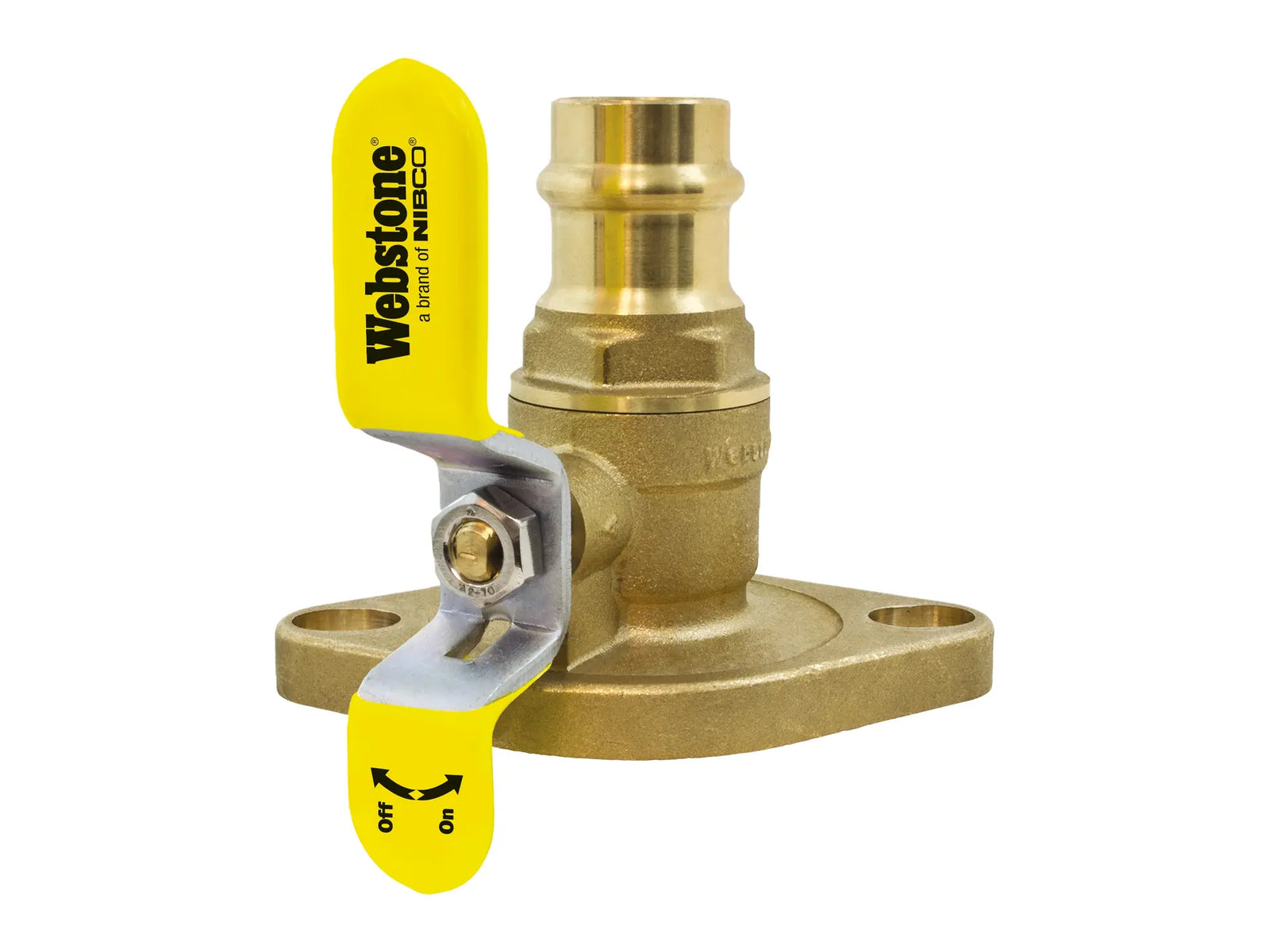 Webstone PEX-X140W 3/4" x 3/4" F1960 PEX x Rotating Flange Isolator No Drain H-11403WHV
