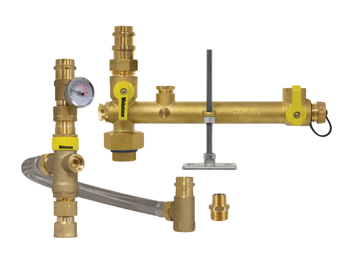 Webstone THD-X265W-BTV 3/4" Pro-Pal Water Heater Service Valve H-22653W-BTV