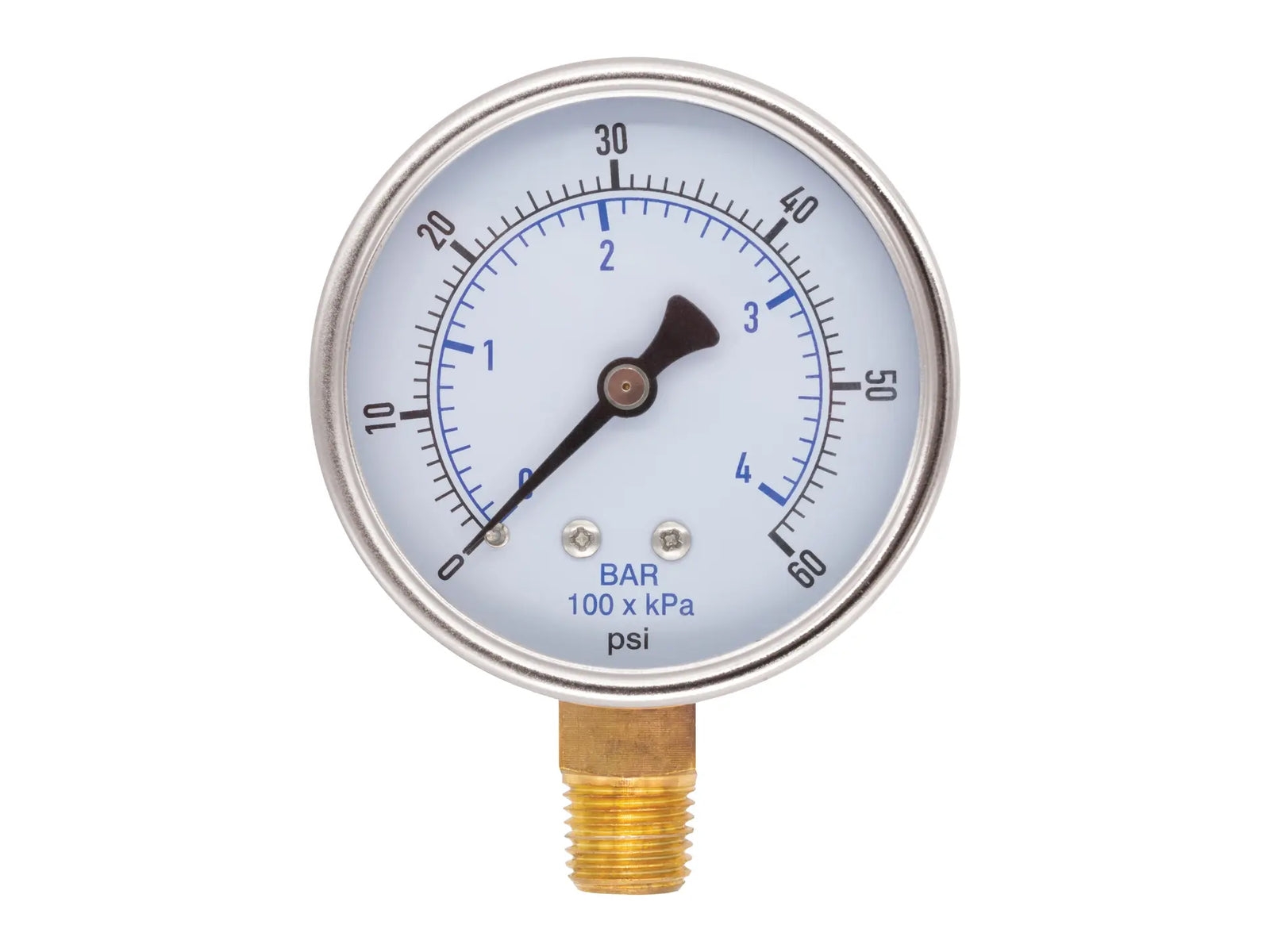 Webstone THD-3100-60BTM 1/4" Pressure Gauge H-31000-60BTM
