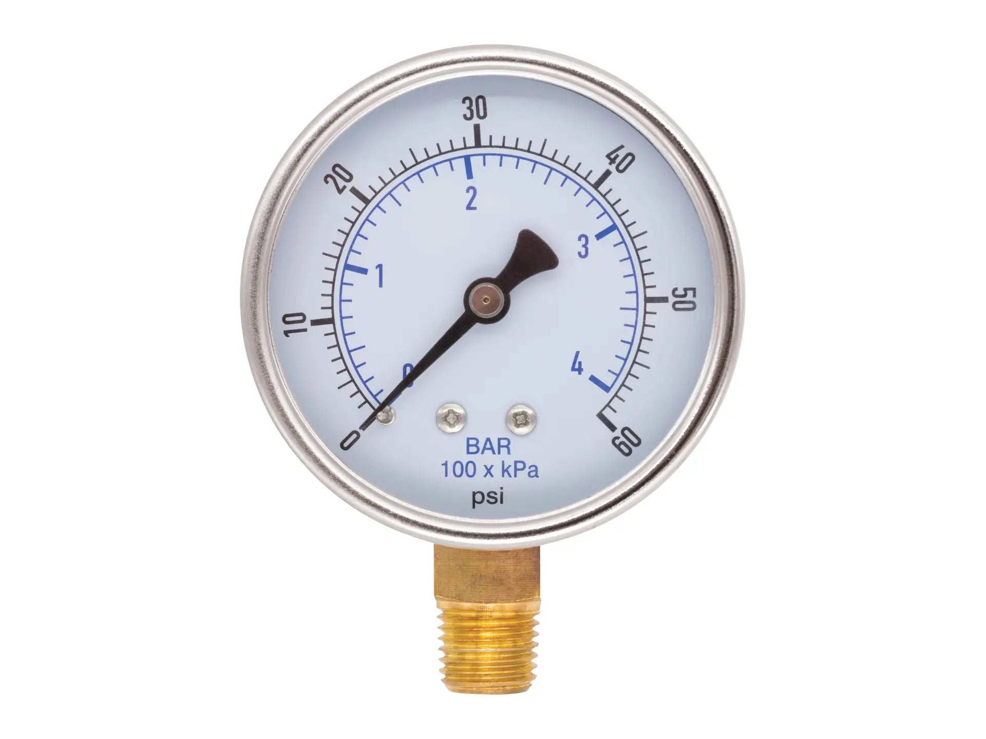 Webstone THD-3100-60BTM 1/4" Pressure Gauge H-31000-60BTM