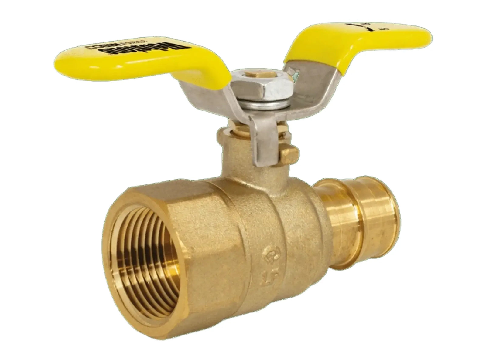 Webstone PEX-3170W 1" x 1" F1807 PEX Brass Ball Valve H-34704WSSW