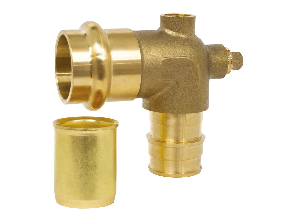 Webstone 3/4" x 5/8" Press Transition Elbow H-36833W-R58