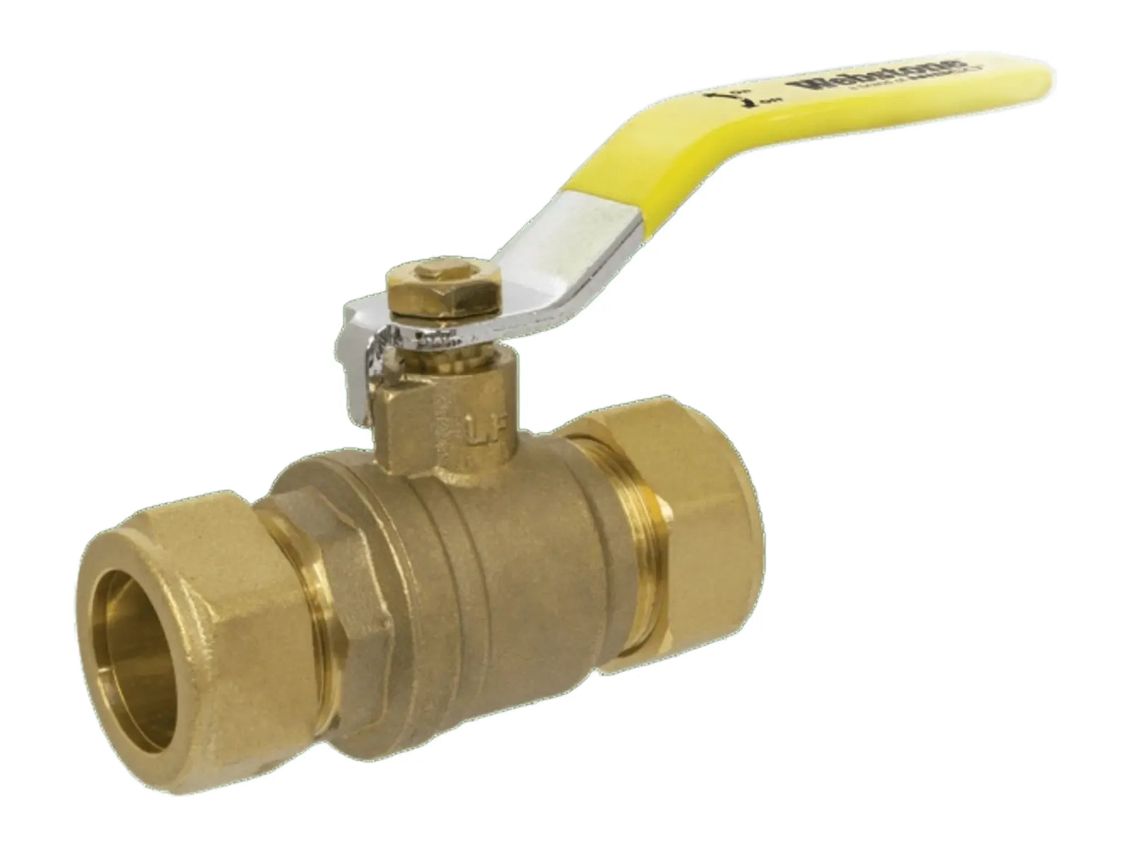 Webstone CMP-X063 3/4" x 3/4" Compression Brass Ball Valve H-40633W