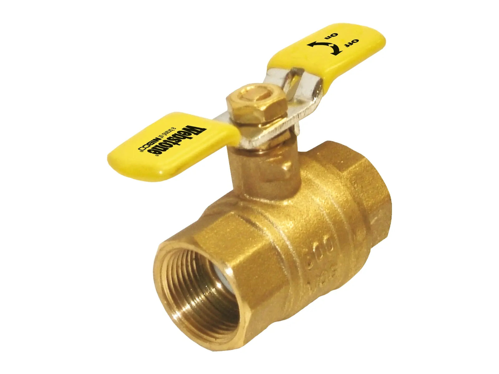 Webstone THD-X170SSW 1/2" x 1/2" FIP Brass Ball Valve H-41702SSW
