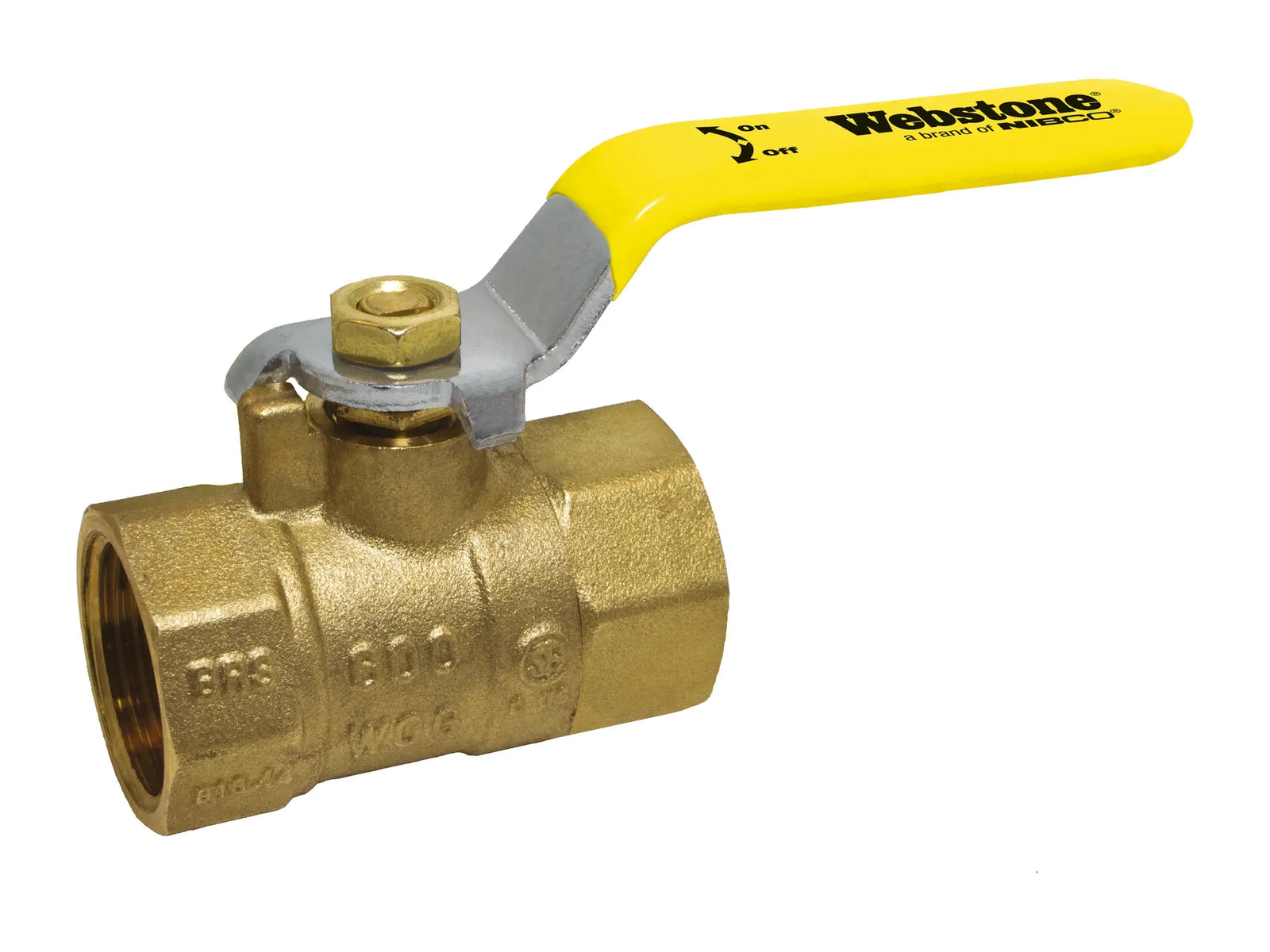 Webstone THD-X182 1-1/4" FIP Brass Ball Valve H-41825W