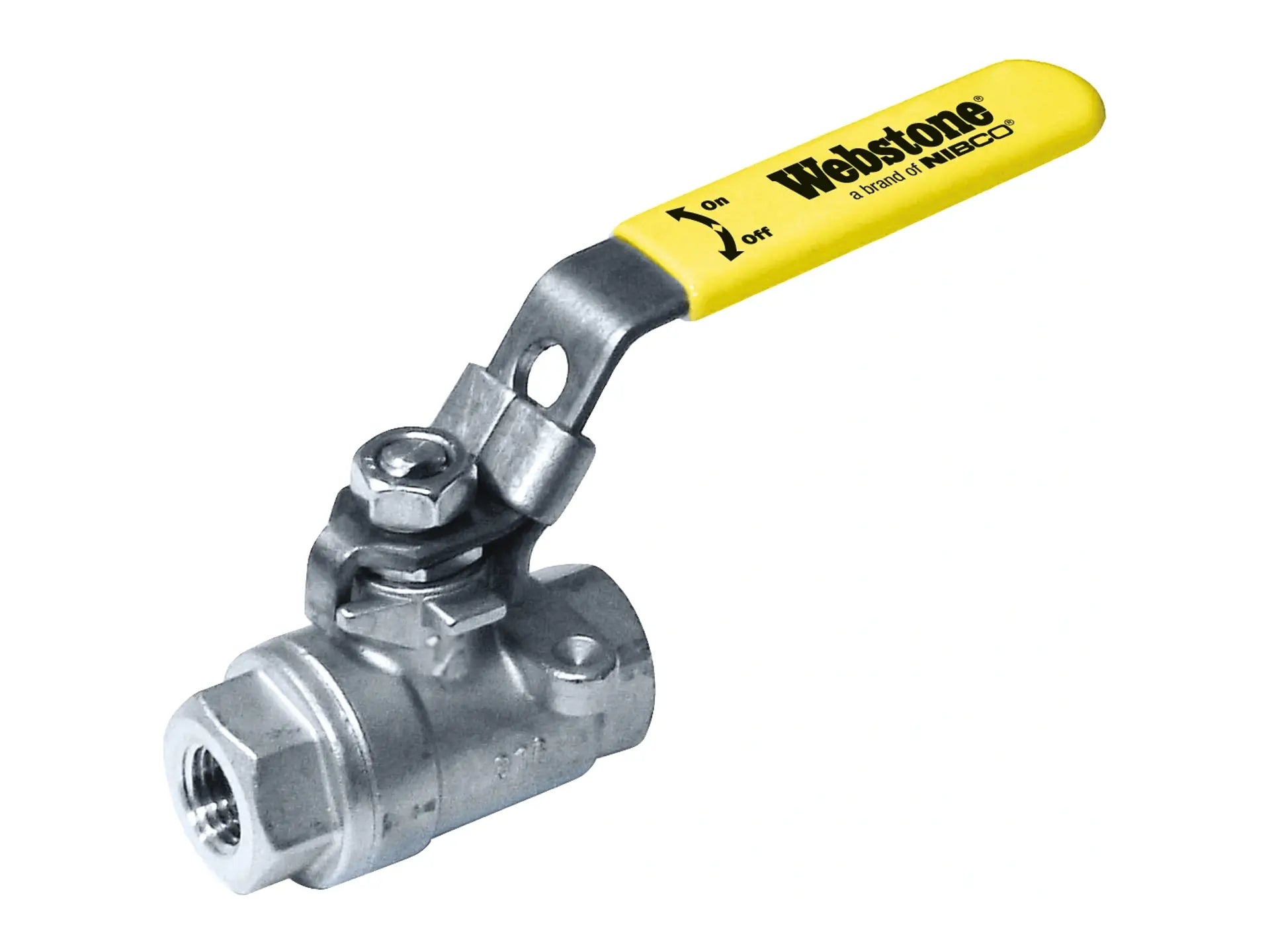 Webstone THD-X372 1/2" x 1/2" FIP Stainless Steel Ball Valve H-43722