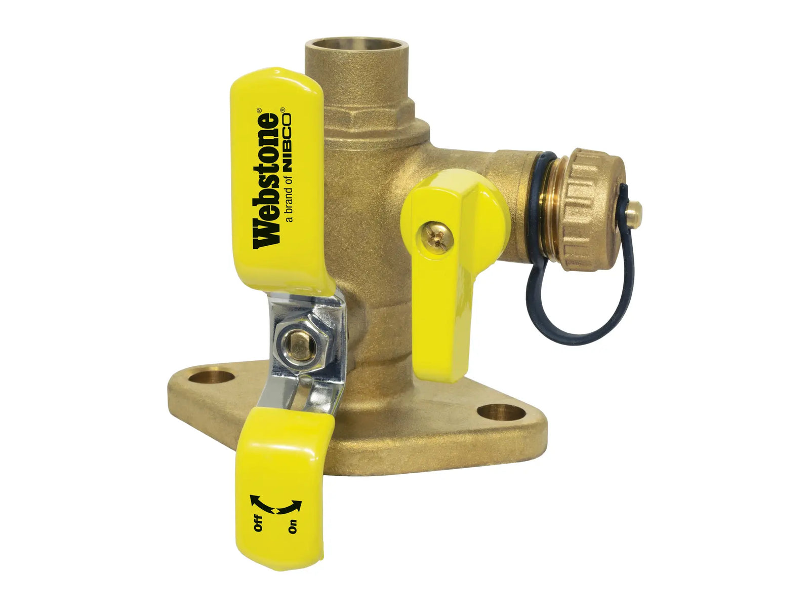 Webstone SWT-X041 3/4" x 3/4" SWT x Flange Isolator Fixed Flange w/Drain H-50413HV