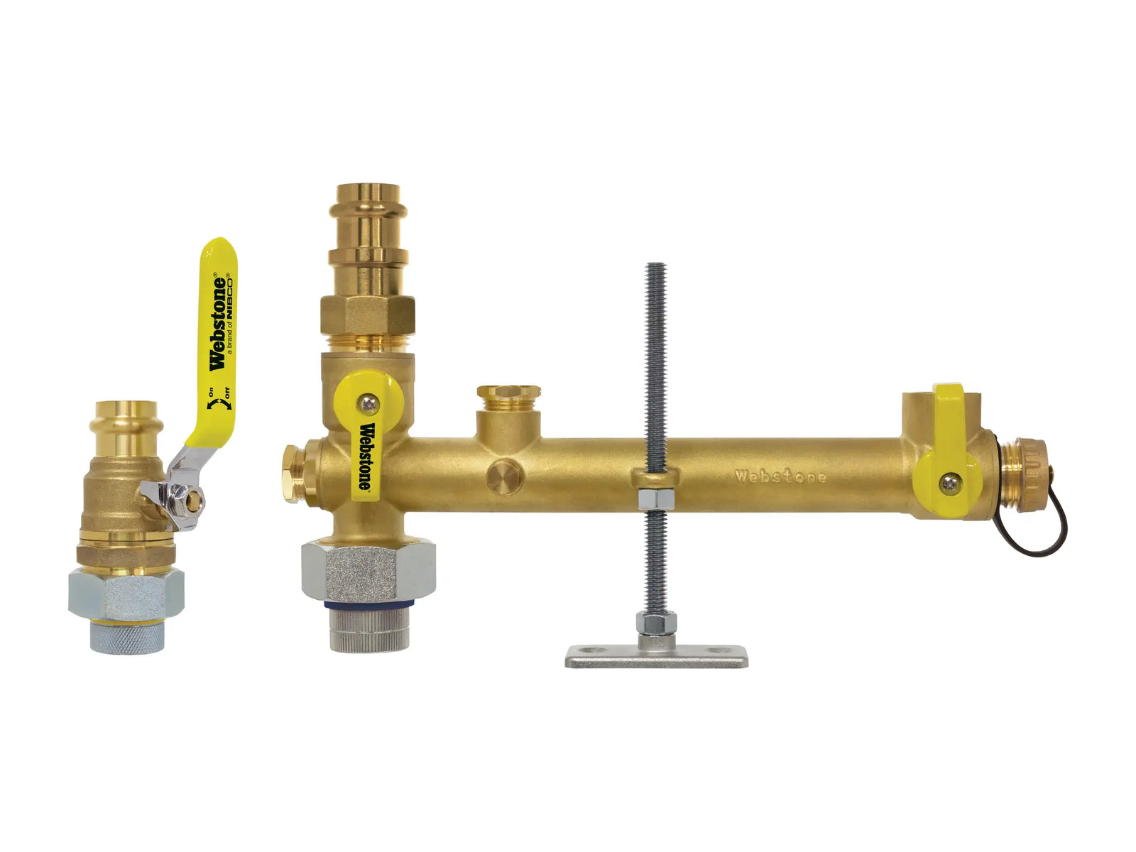 Webstone SWT-X165W-DU-BV 3/4" Pro-Pal Water Heater Service Valve Kit H-51653W-DU-BV