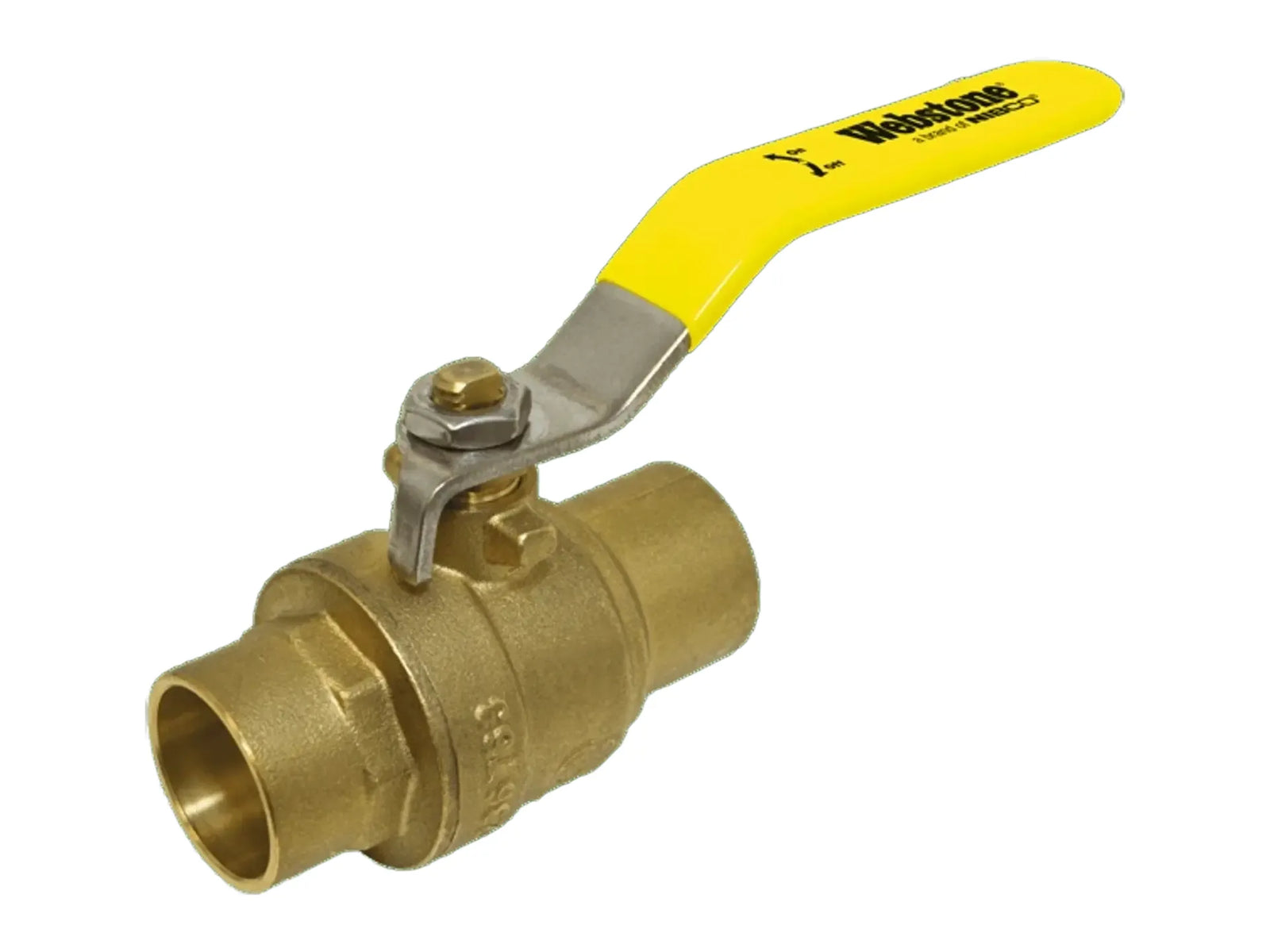 Webstone H-51702, SWT-X170 1/2 Full Port Forged Brass Ball Valve, w/ Adjustable Packing Gland