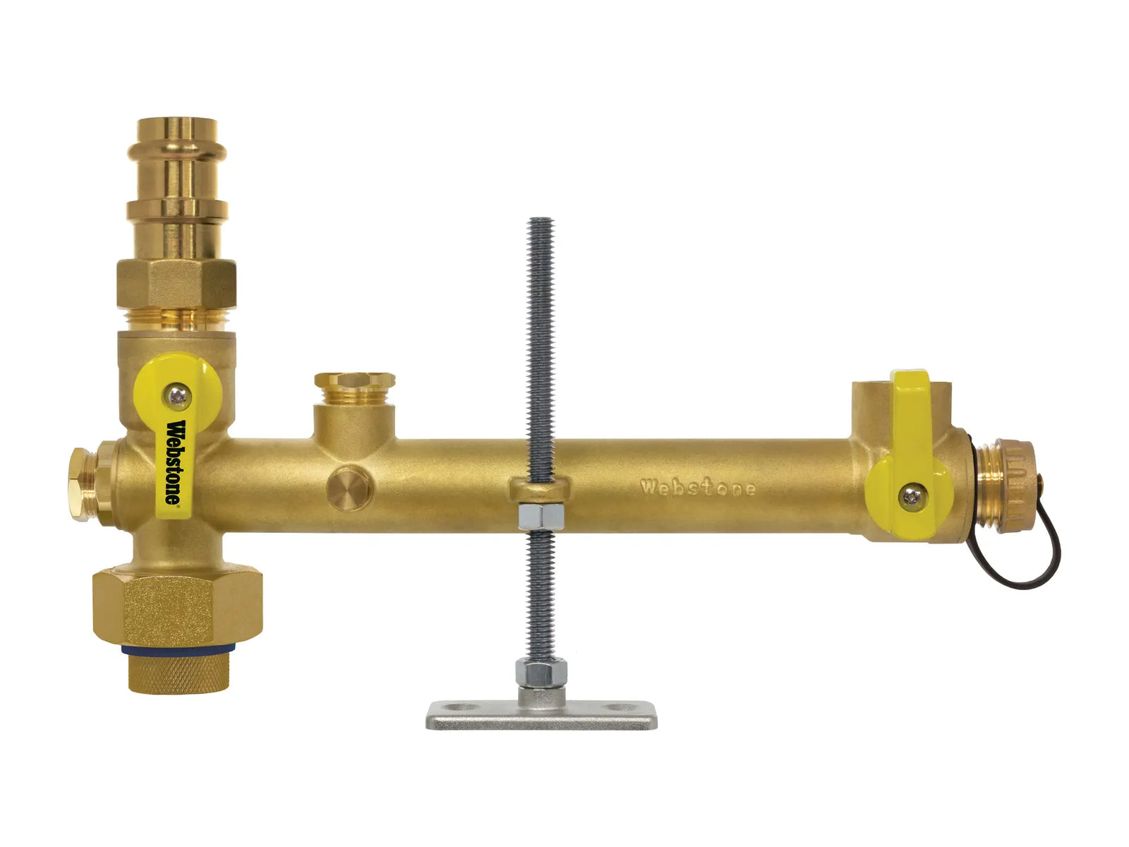 Webstone SWT-X265W 1/2" x 3/4" x 3/4" x 3/4" Pro-Pal Water Heater Supply Valve H-52652W