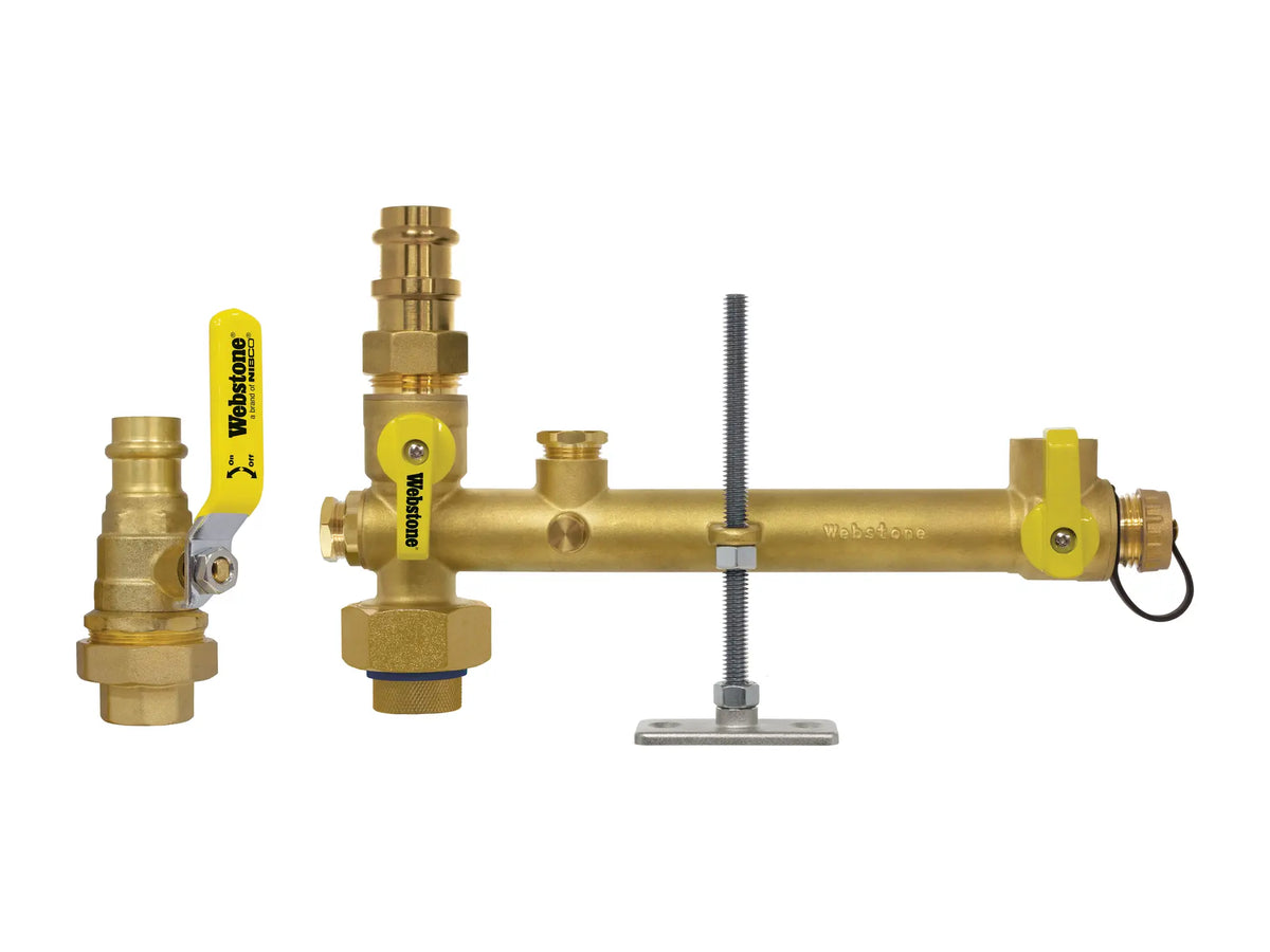 Webstone SWT-X265W-BUBV 3/4" Pro-Pal Water Heater Service Valve Kit H-52653W-BUBV