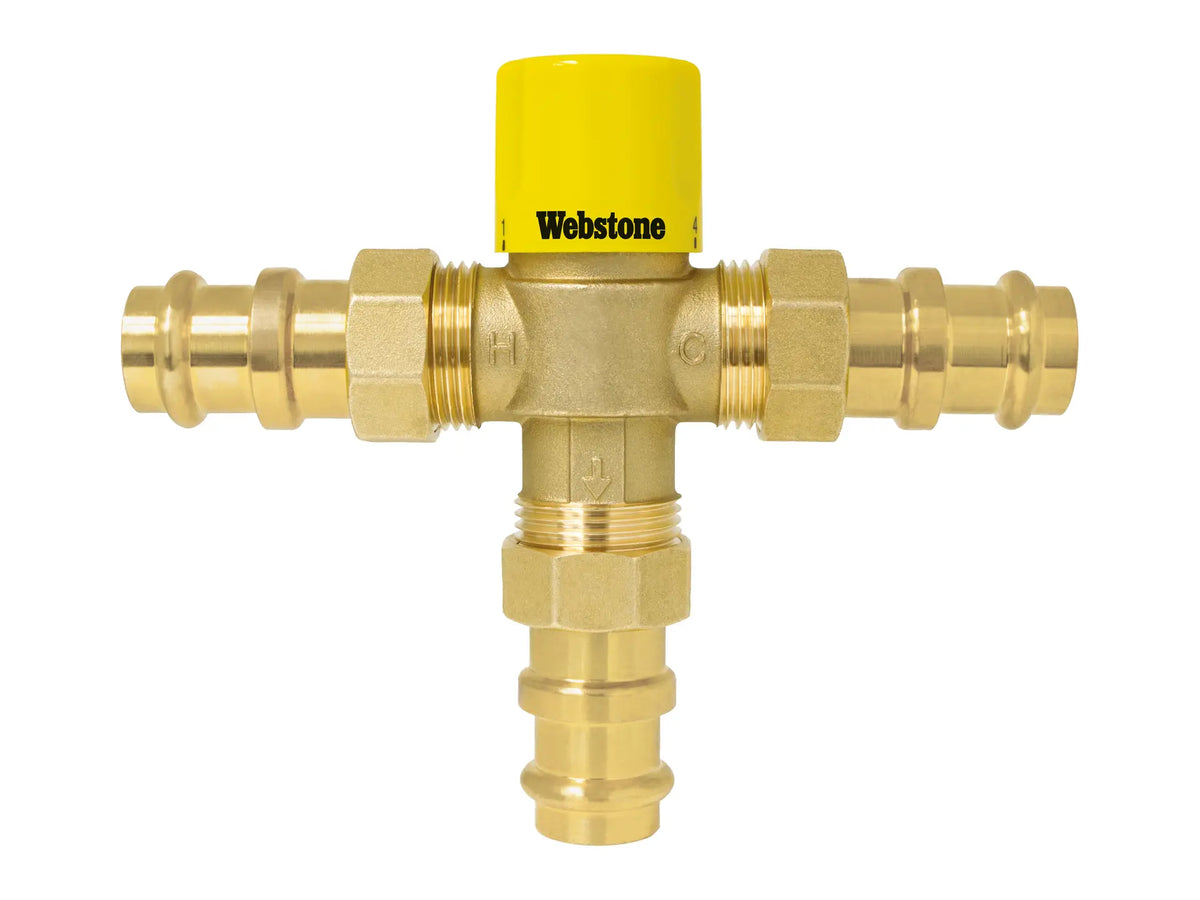 Webstone 3/4" SWT Thermostatic Mixing Valve H-75203W-CAN