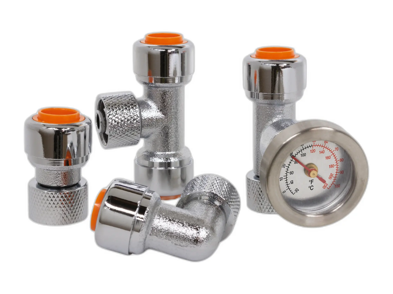 Webstone H‑7‑7211W WP, 3/8" Compression Thermostatic Mixing Valve Fitting Set