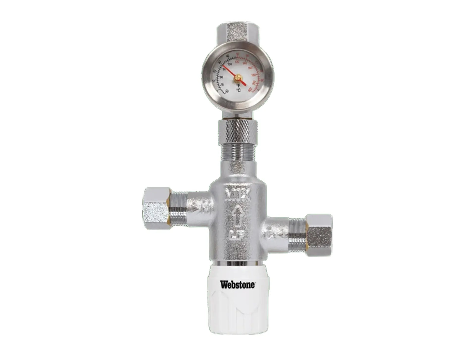 Webstone 3/8" Compression Thermostatic Mixing Valve H-77401W-TG