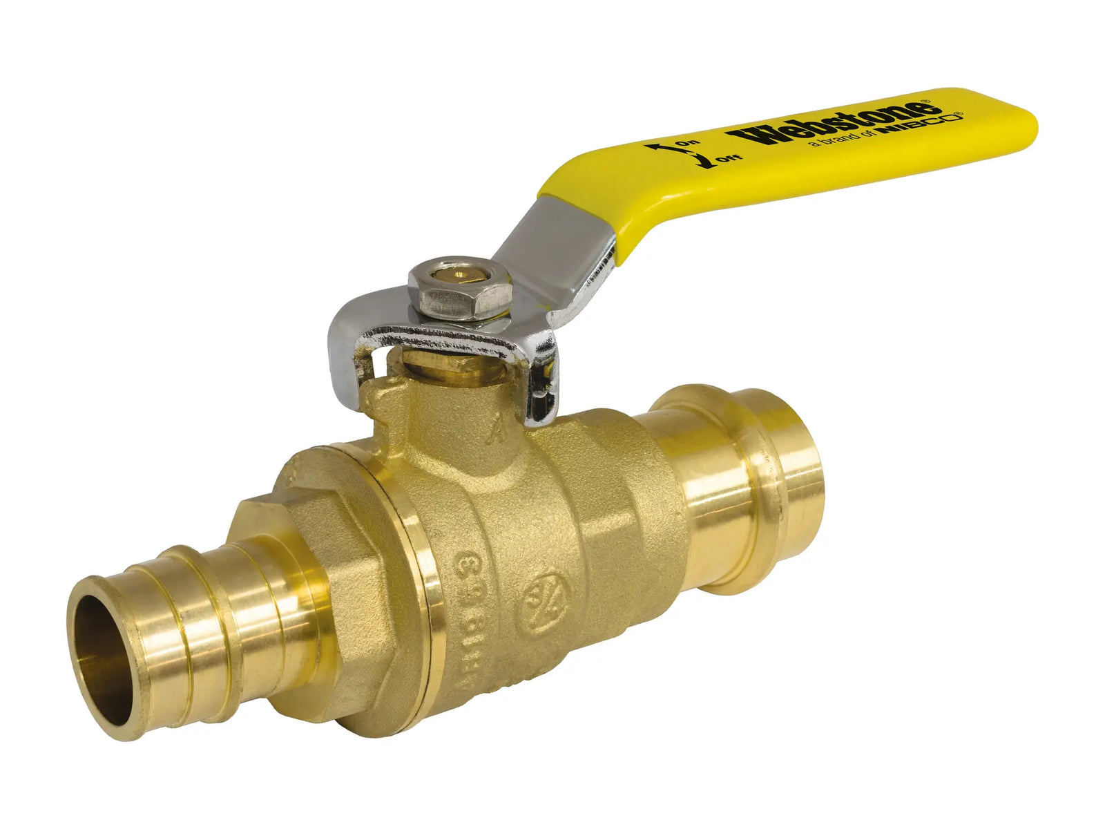 Webstone PRS-80X3W 3/4" x 3/4" PRS X F1807 Transition Brass Ball Valve H-80333W