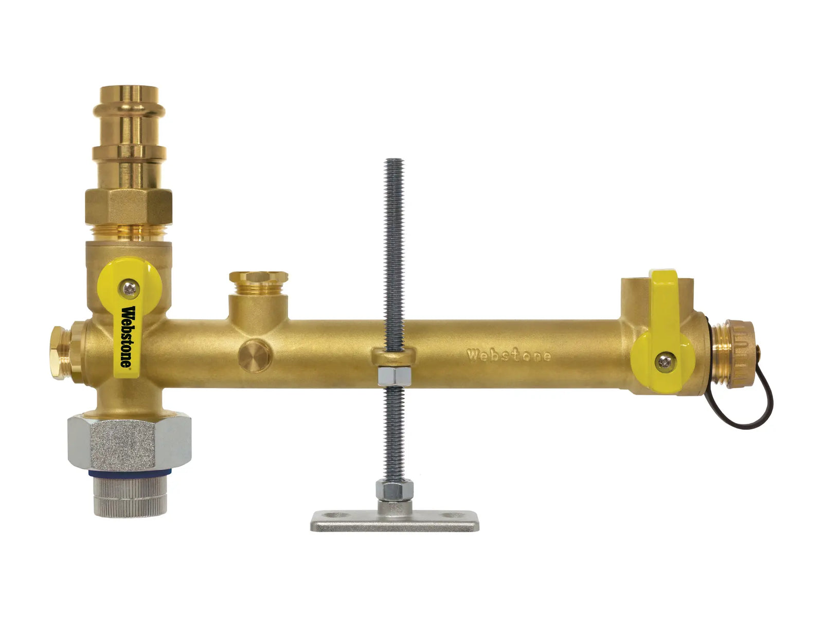 Webstone PRS-X165W 1/2" x 3/4" x 3/4" x 3/4" Pro-Pal Water Heater Supply Valve H-81652W