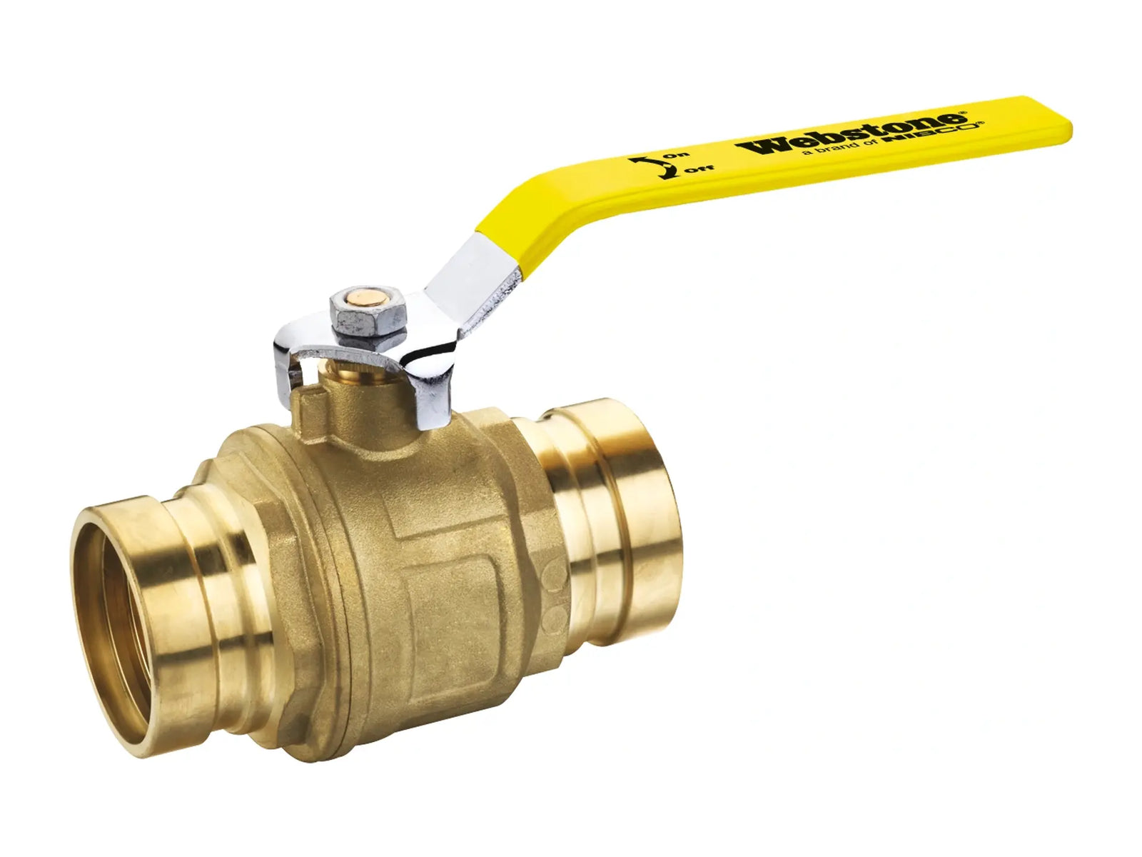 Webstone PRS-8170 3" x 3" Press Brass Ball Valve H-81709W