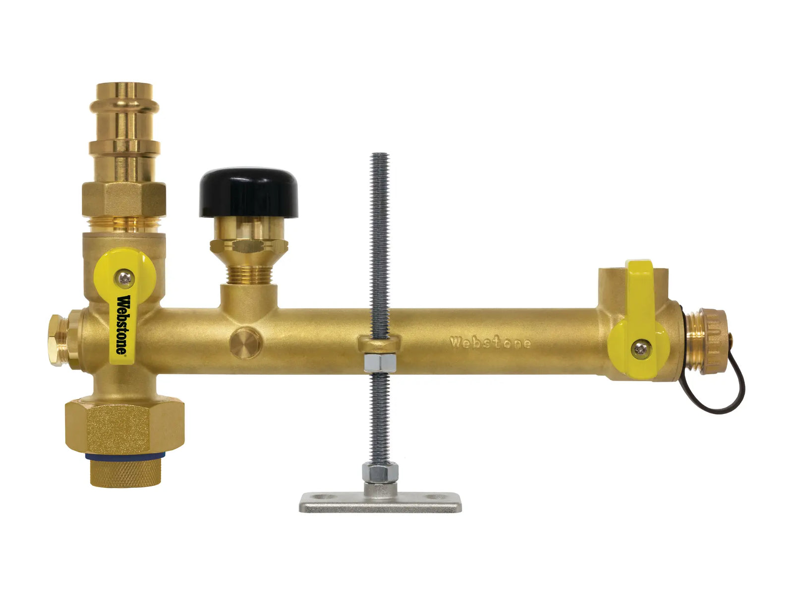 Webstone PRS-X265W-VR 1/2" x 3/4" x 3/4" x 3/4" Pro-Pal Water Heater Supply Valve H-82652W-VR