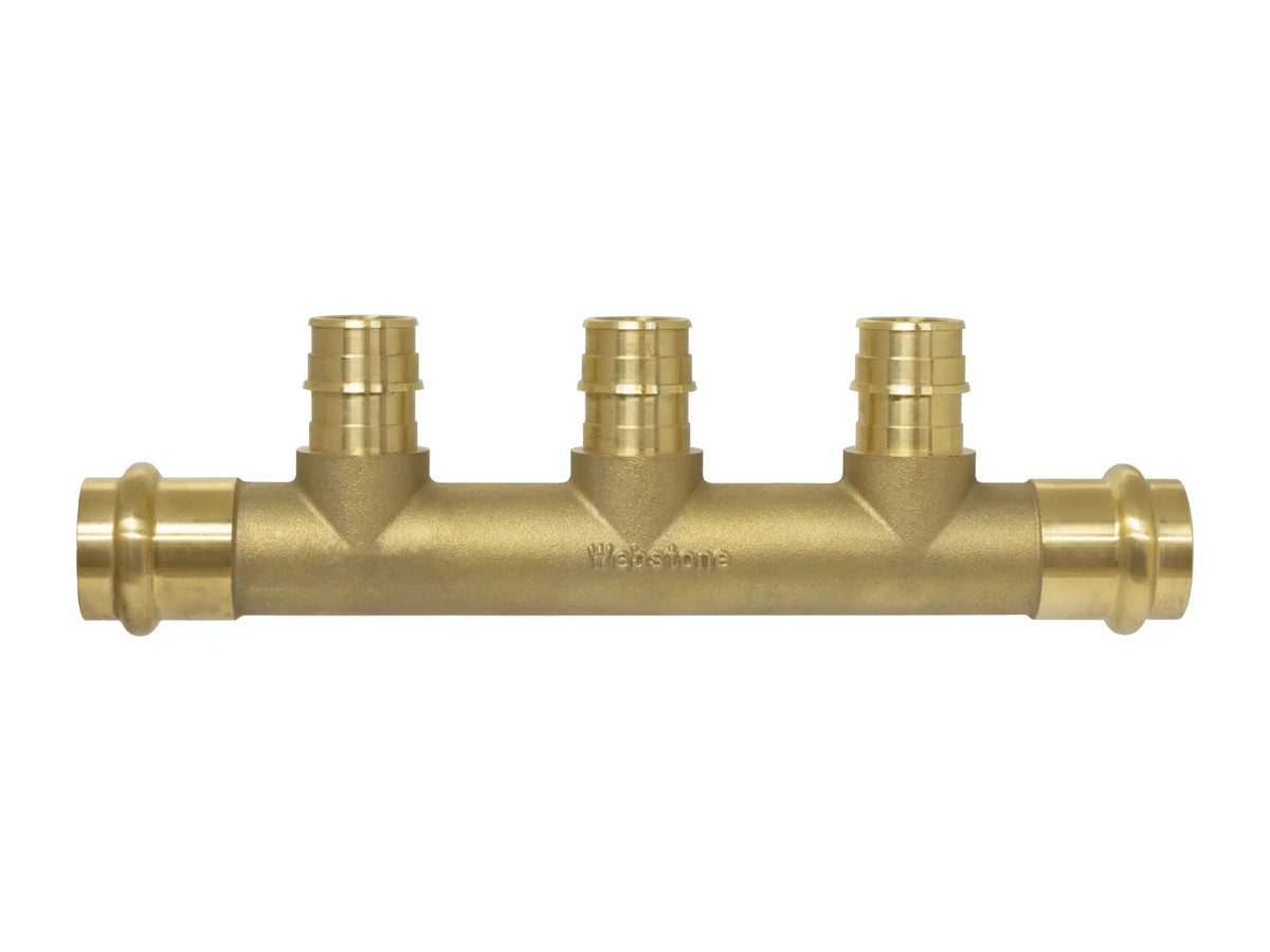 Webstone H-86X6 3/4" PEX Multi-Port Tee H-86163W-R