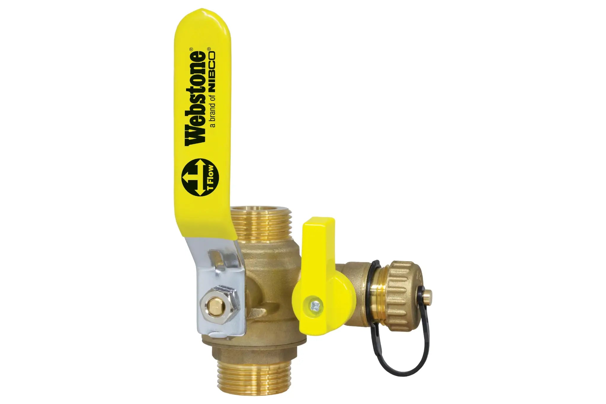 Webstone H-G0616W-R, THD-G061W 1 1/2 X 1 Full Flow Forged DZR Brass Ball Valve