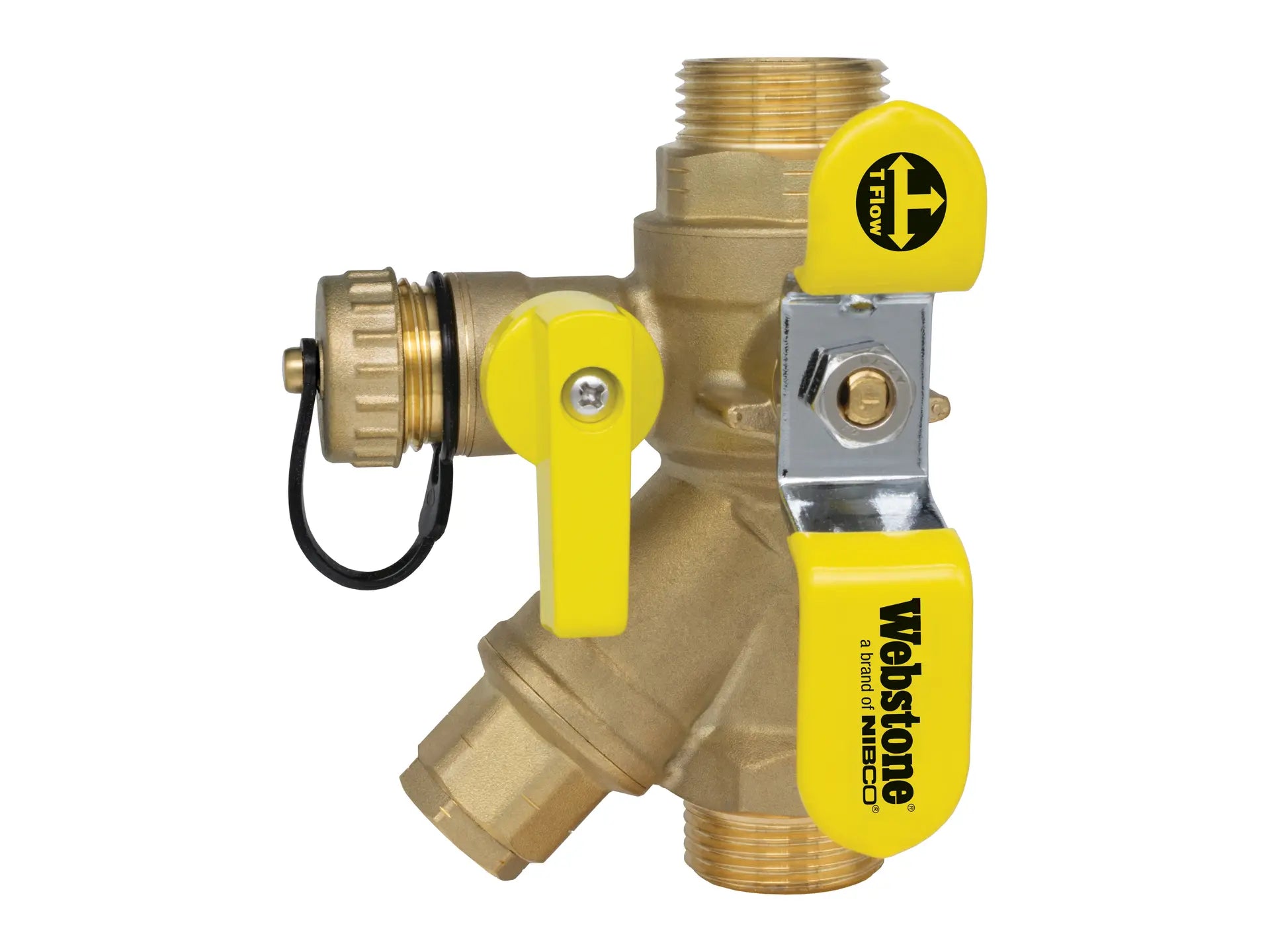 Webstone 1-1/2" x 1-1/2" Press LF DZR Brass Ball Drain Valve H-G1566W