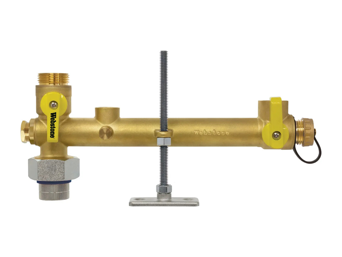 Webstone 3/4" x 1" Pro-Pal Dielectric Water Heater Supply Valve with ETSV H-G1653W