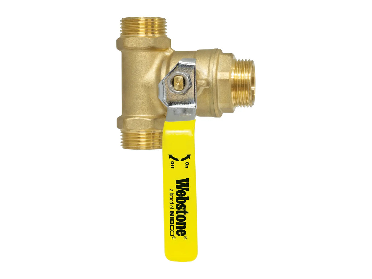 Webstone THD-X267W 1" x 1-1/2" Pro-Pal T-Valve H-G7674W-T112