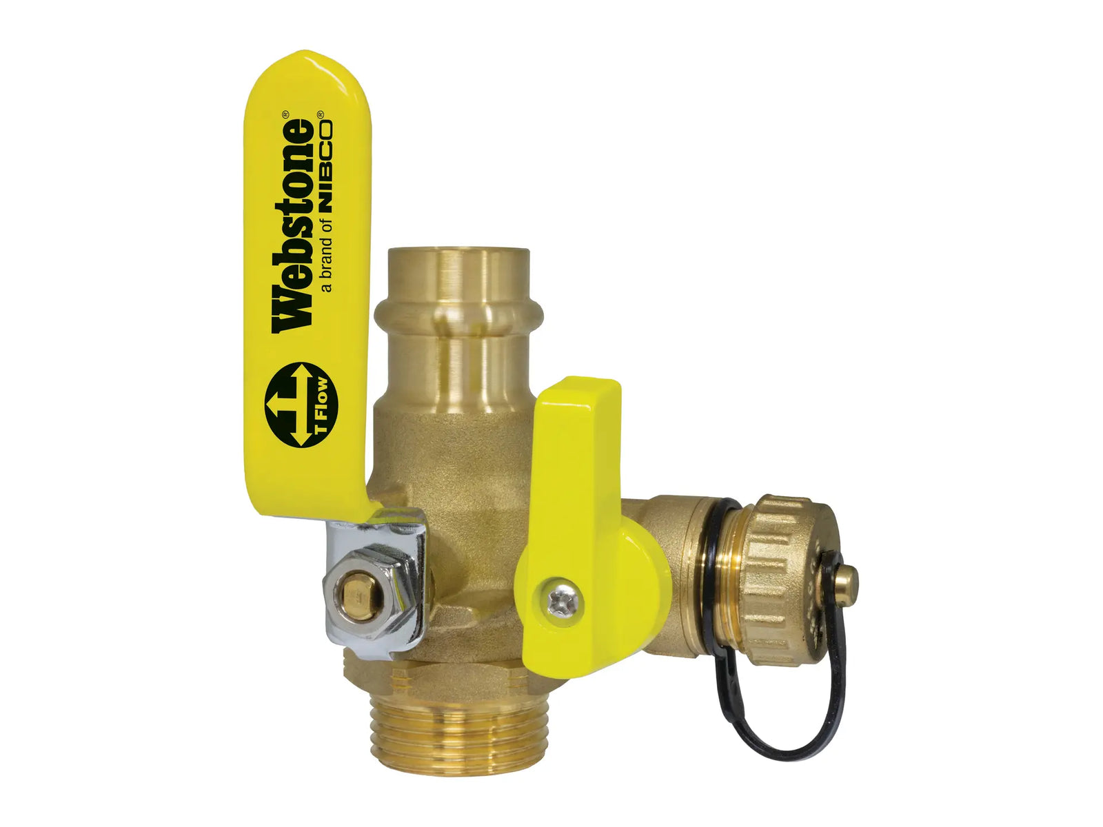 Webstone H-G-80613W, PRS-G-X061W 1 X 3/4 Full Flow Forged DZR Brass Ball ValveFTG