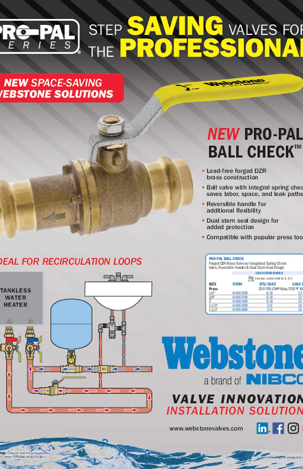 Webstone Check Valve Products