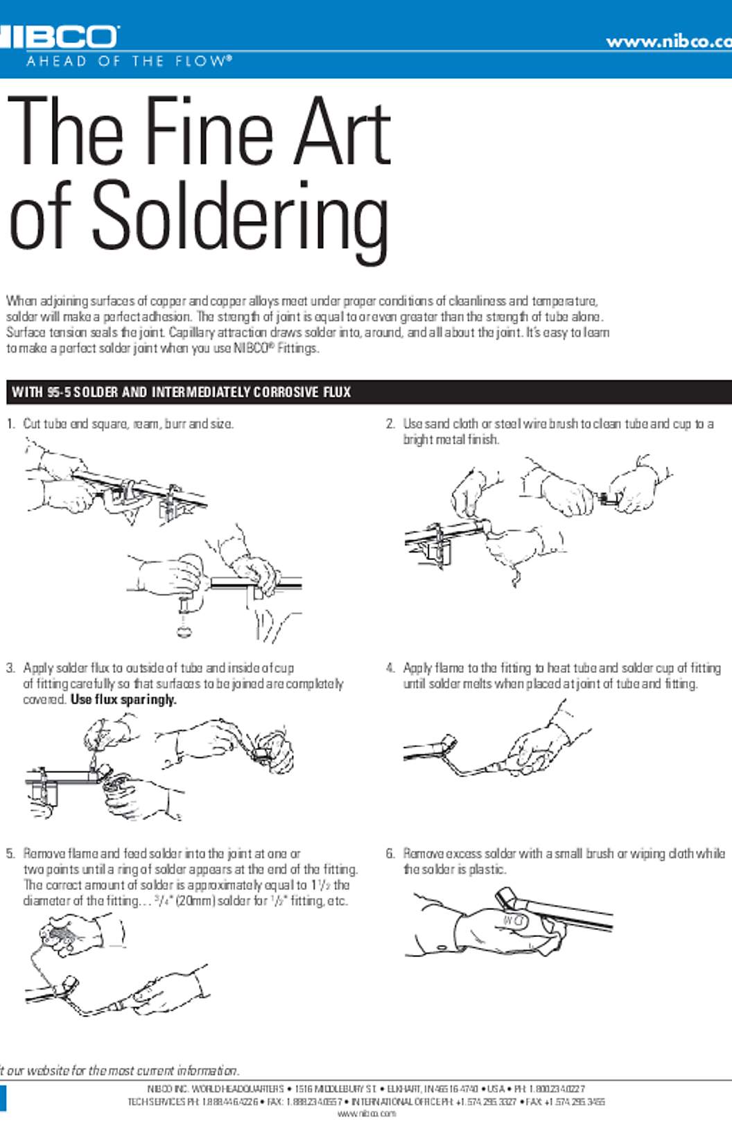 Webstone Copper Fittings Installation Instructions