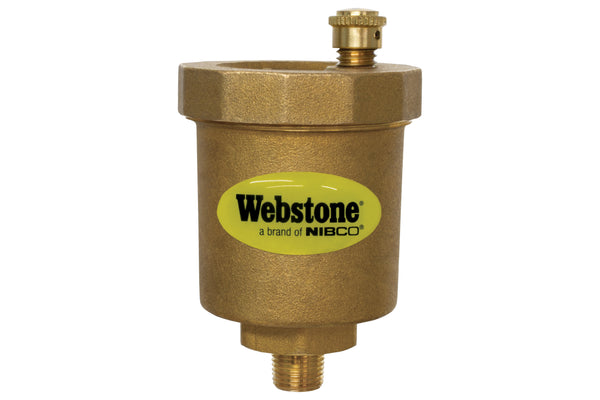 Webstone THD-7X60 1/2" Brass WBST Air Vent H-74602