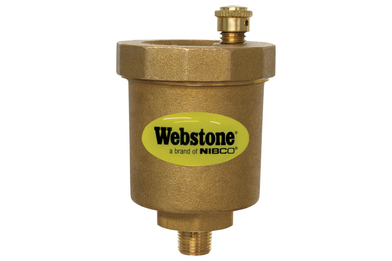 Webstone THD-7X60 1/2" Brass WBST Air Vent H-74602