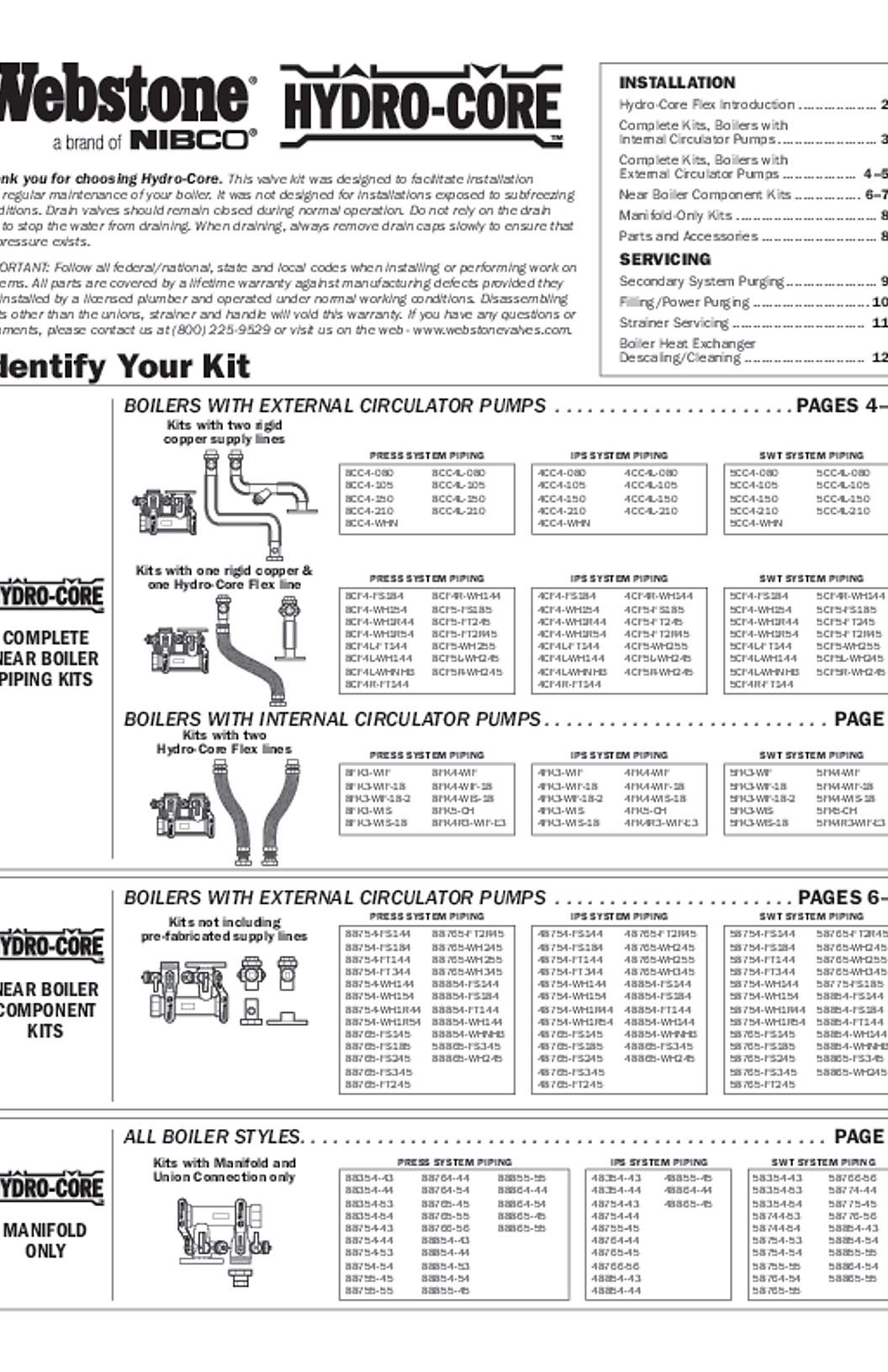 Webstone HydroCore Manual
