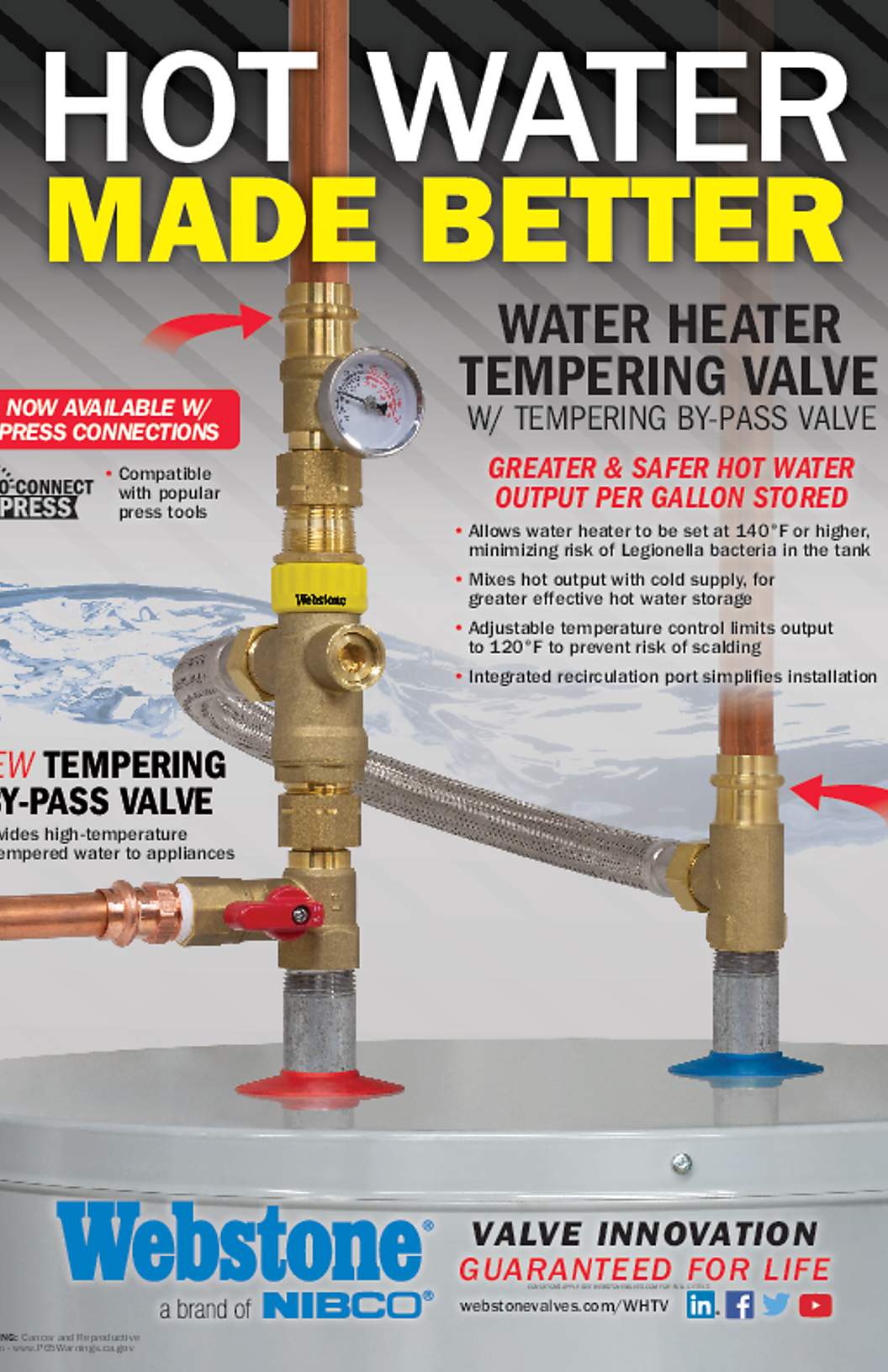 Webstone Water Heater By-Pass Brochure