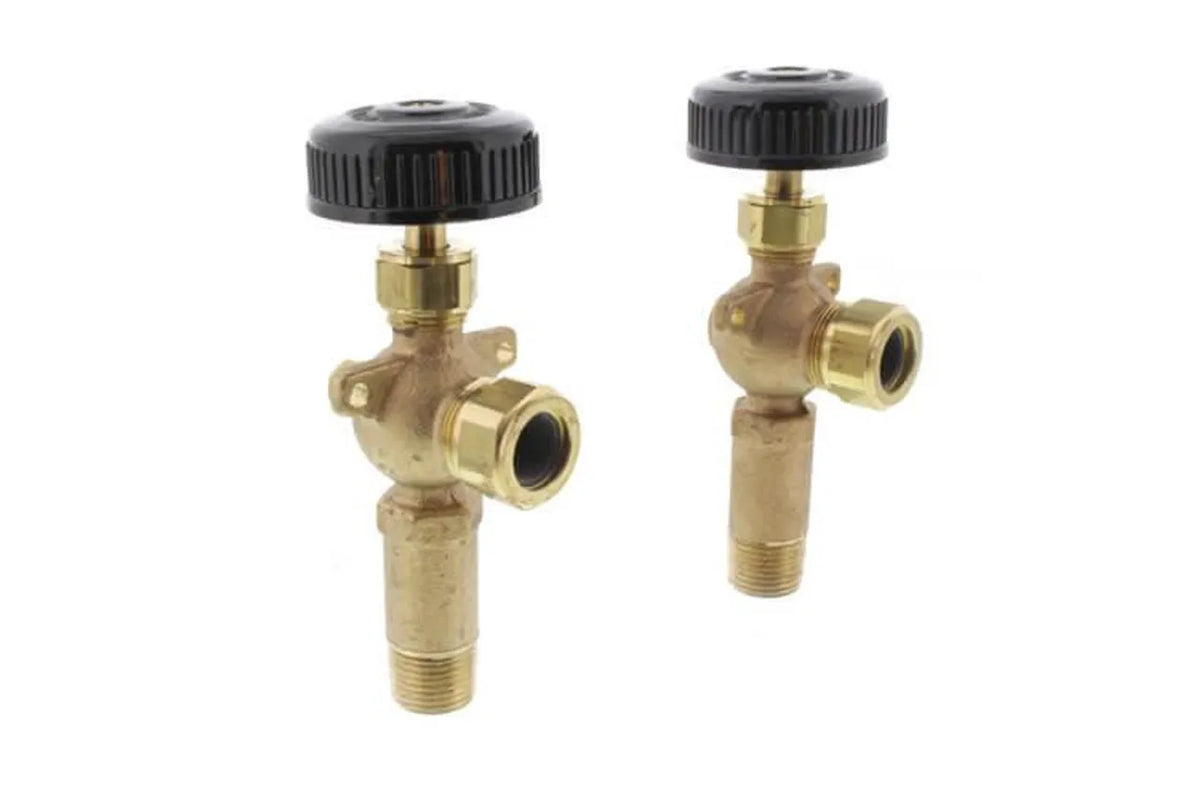Weil-McLain 510-218-145, Set of 2, 1/2 Inch Water Gauge Cock