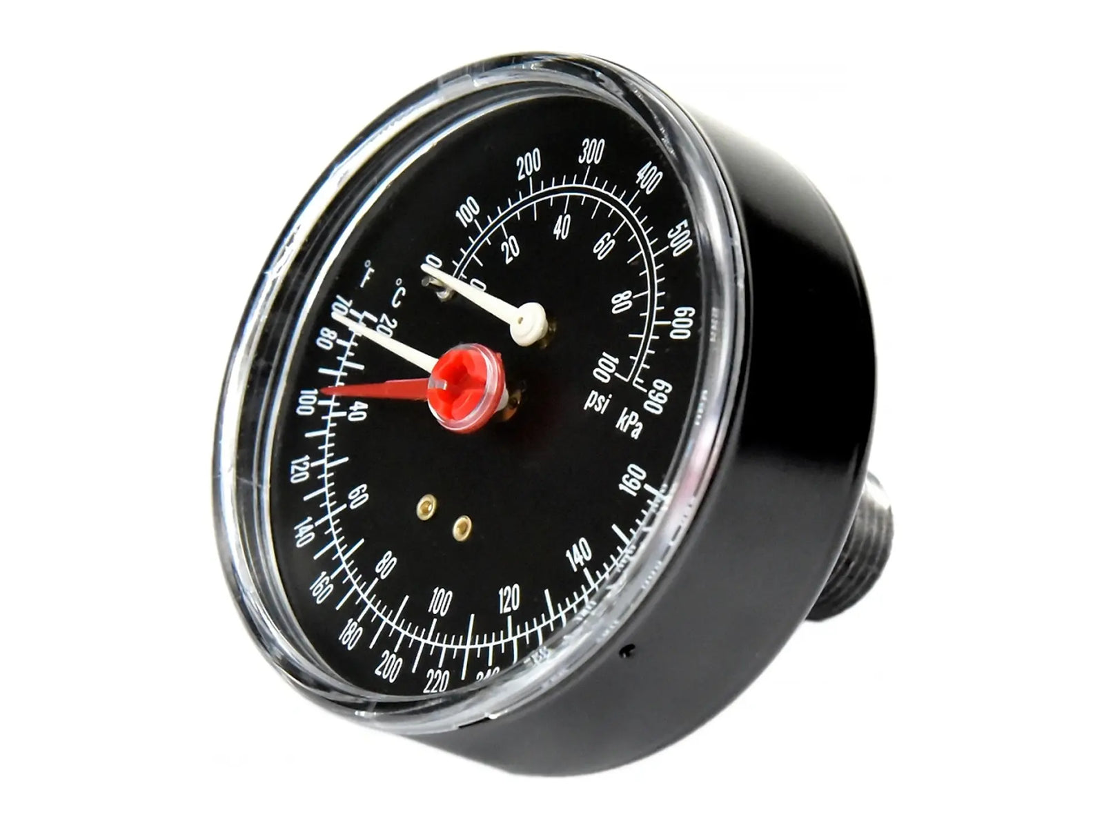 Weil-McLain 380-000-000, Temperature & Pressure Gauge, 60/360°F Range, 0/75 PSI