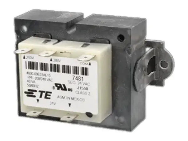 York S1-025-18452-700 208/240V Primary, 24V Secondary, 40VA Foot Mount Transformer