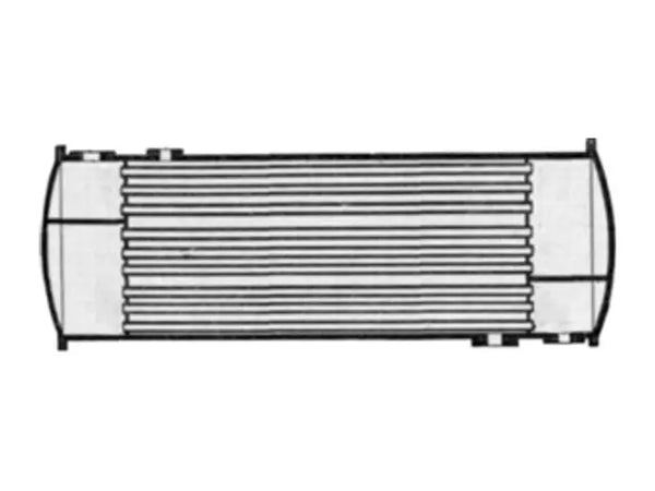 York S1-373-23068-006 6-Tube Alum Heat Exchanger