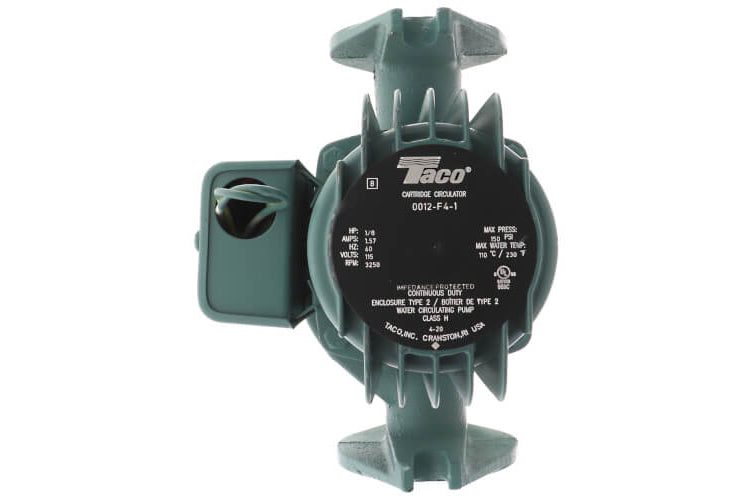 Taco 0012-F4-1, 00 Series Cartridge Circulator Ci Flgd 115V 2"Rpl