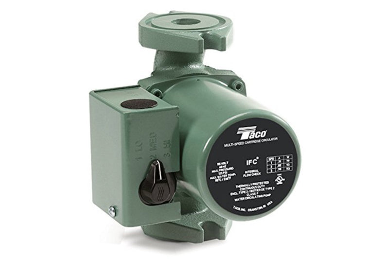 Taco 00 Series 1/2HP, 3250RPM, 115v, 1PH In-Line Booster Pump 0015-MSF2-IFC